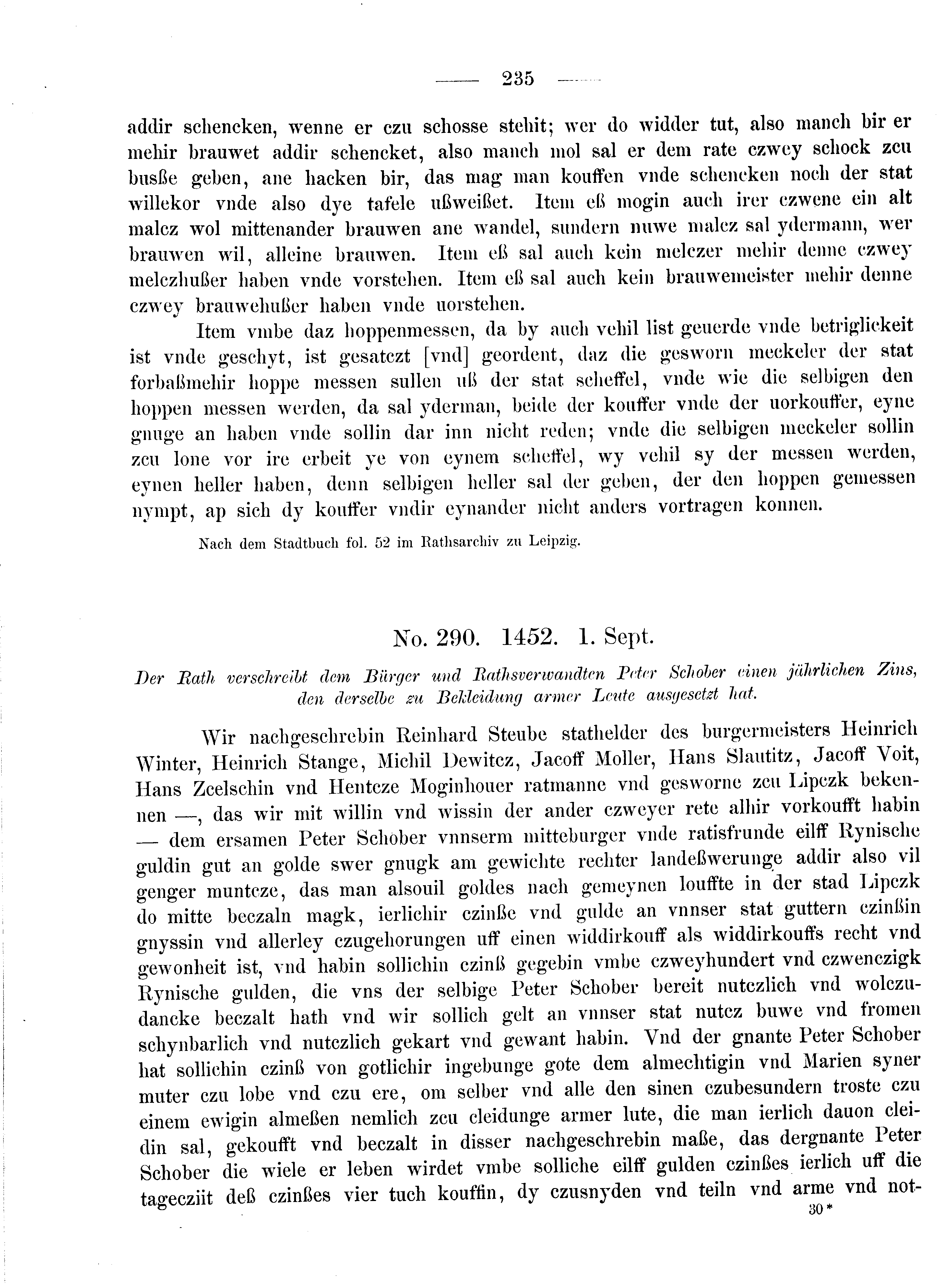 Historische Urkunde Seite 235 aus Band cds2_08