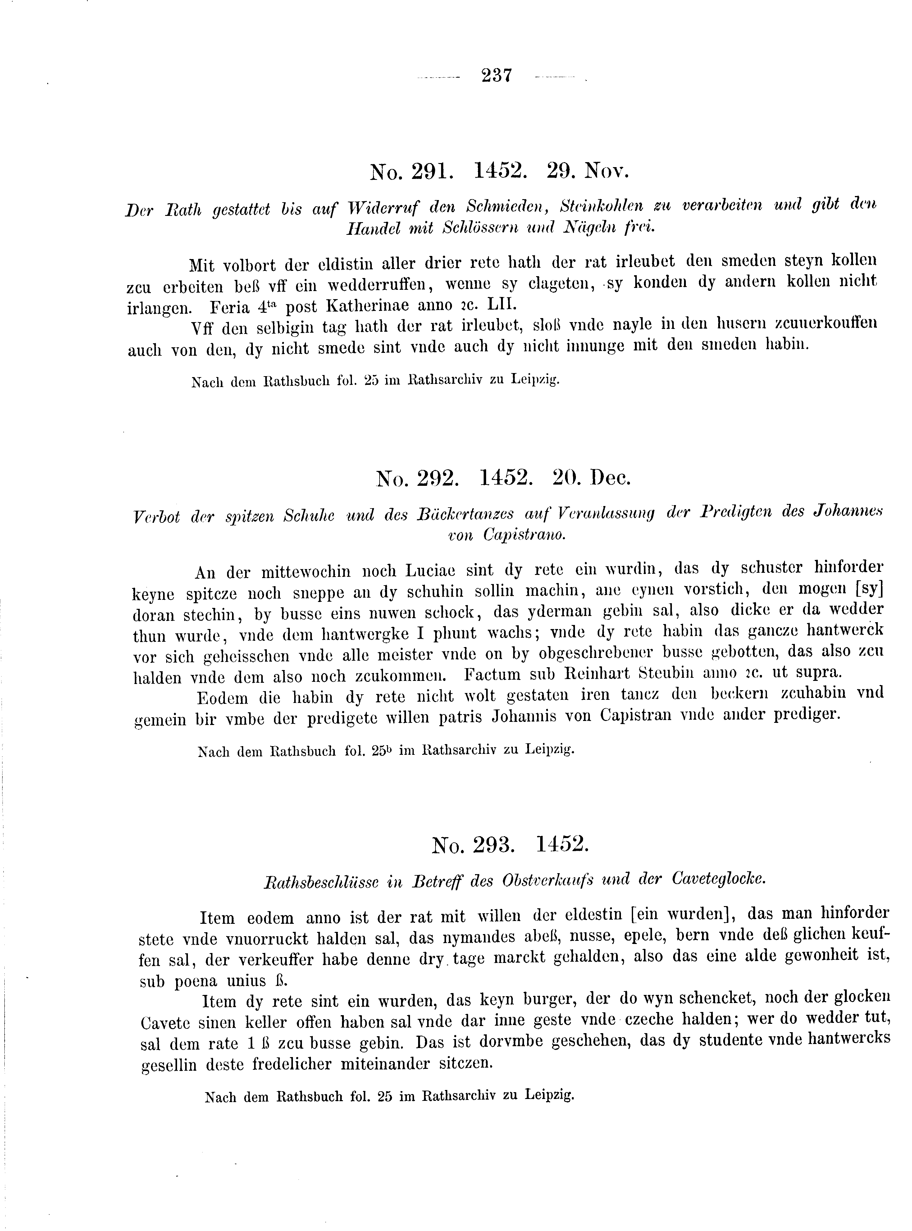 Historische Urkunde Seite 237 aus Band cds2_08