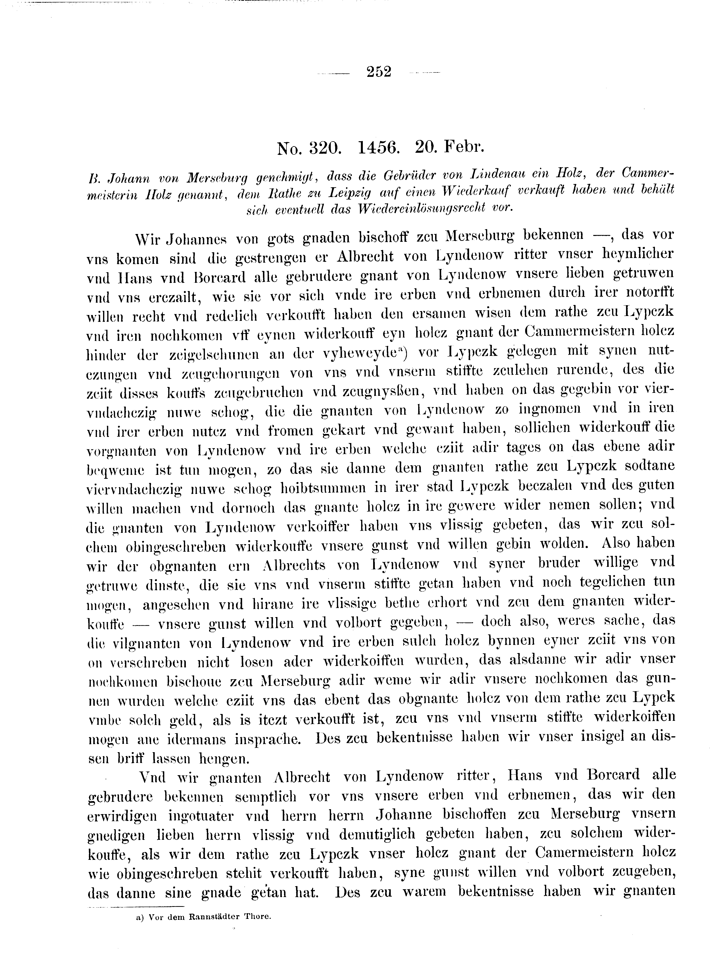 Historische Urkunde Seite 252 aus Band cds2_08