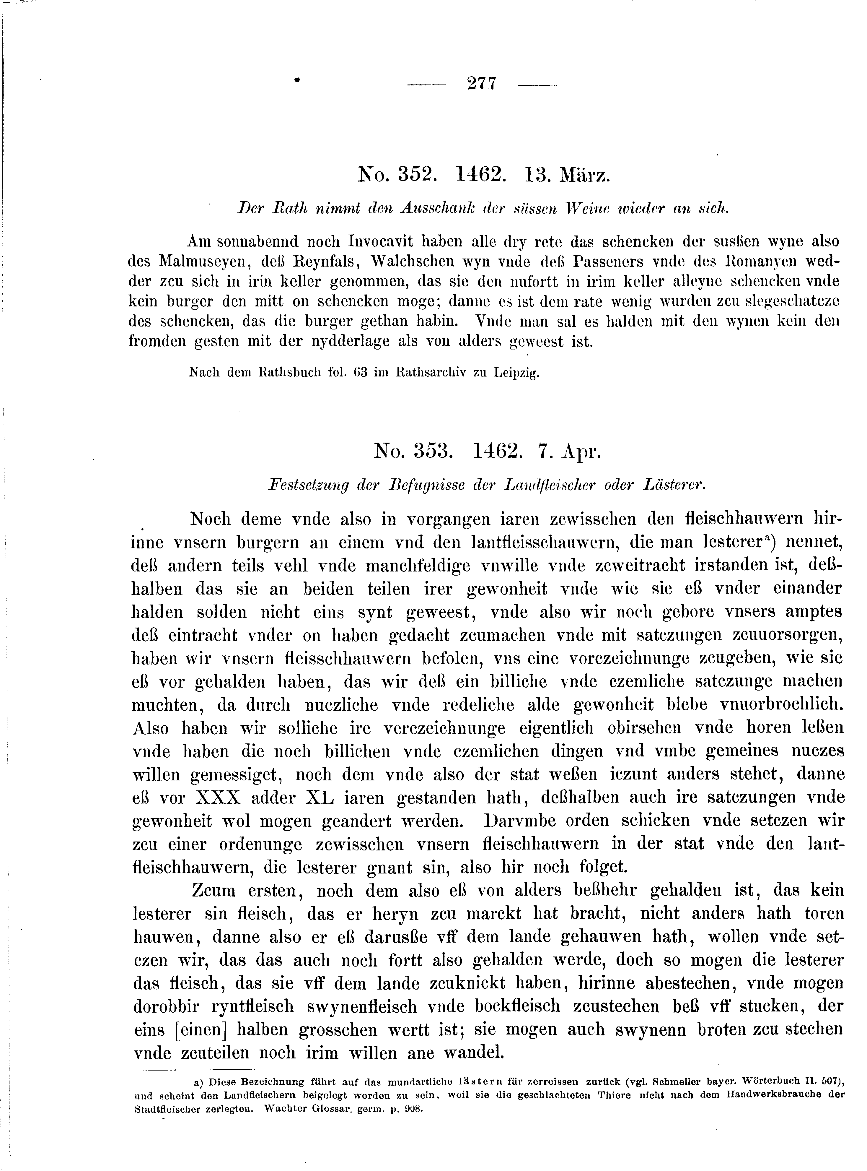 Historische Urkunde Seite 277 aus Band cds2_08