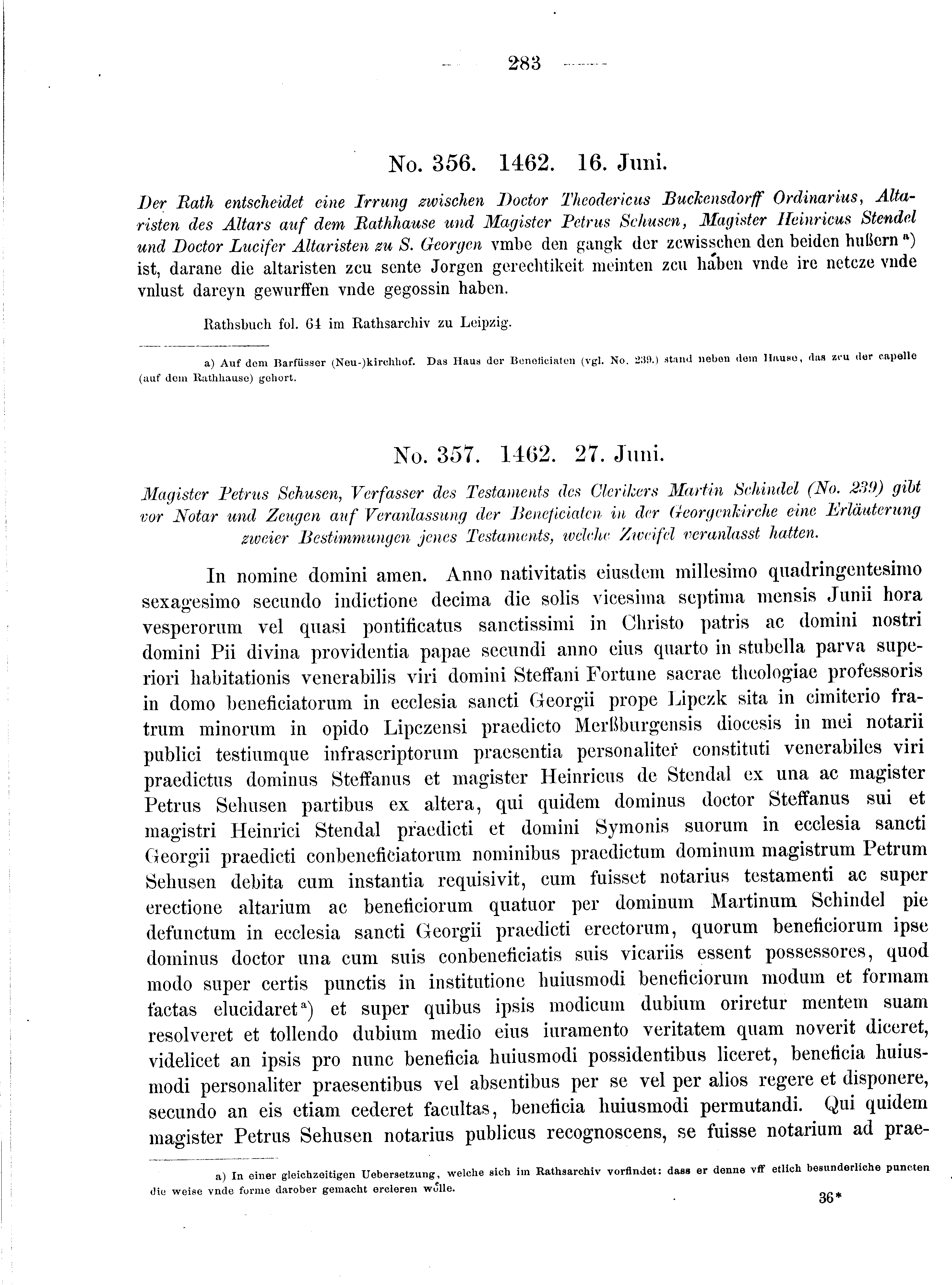 Historische Urkunde Seite 283 aus Band cds2_08