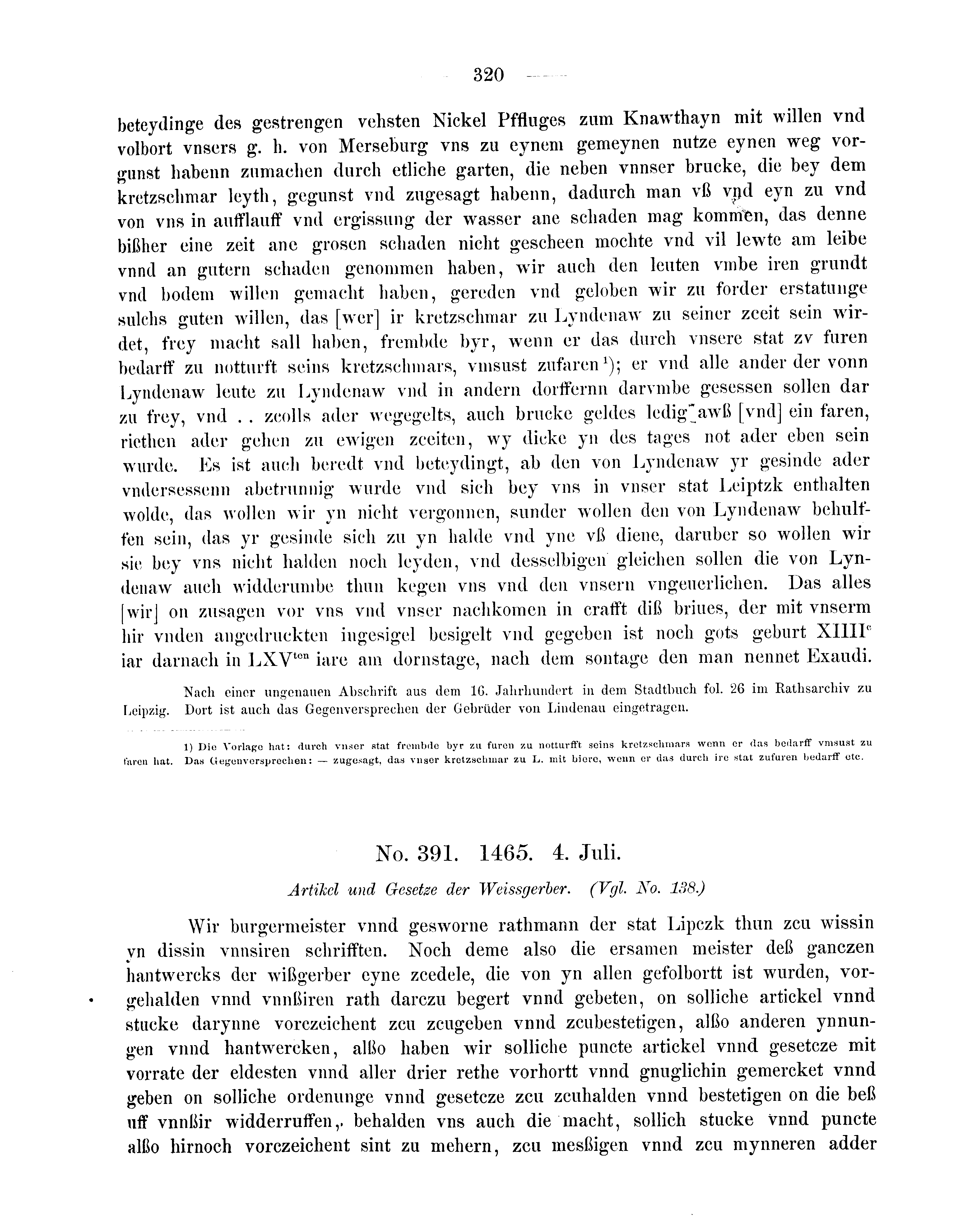 Historische Urkunde Seite 320 aus Band cds2_08