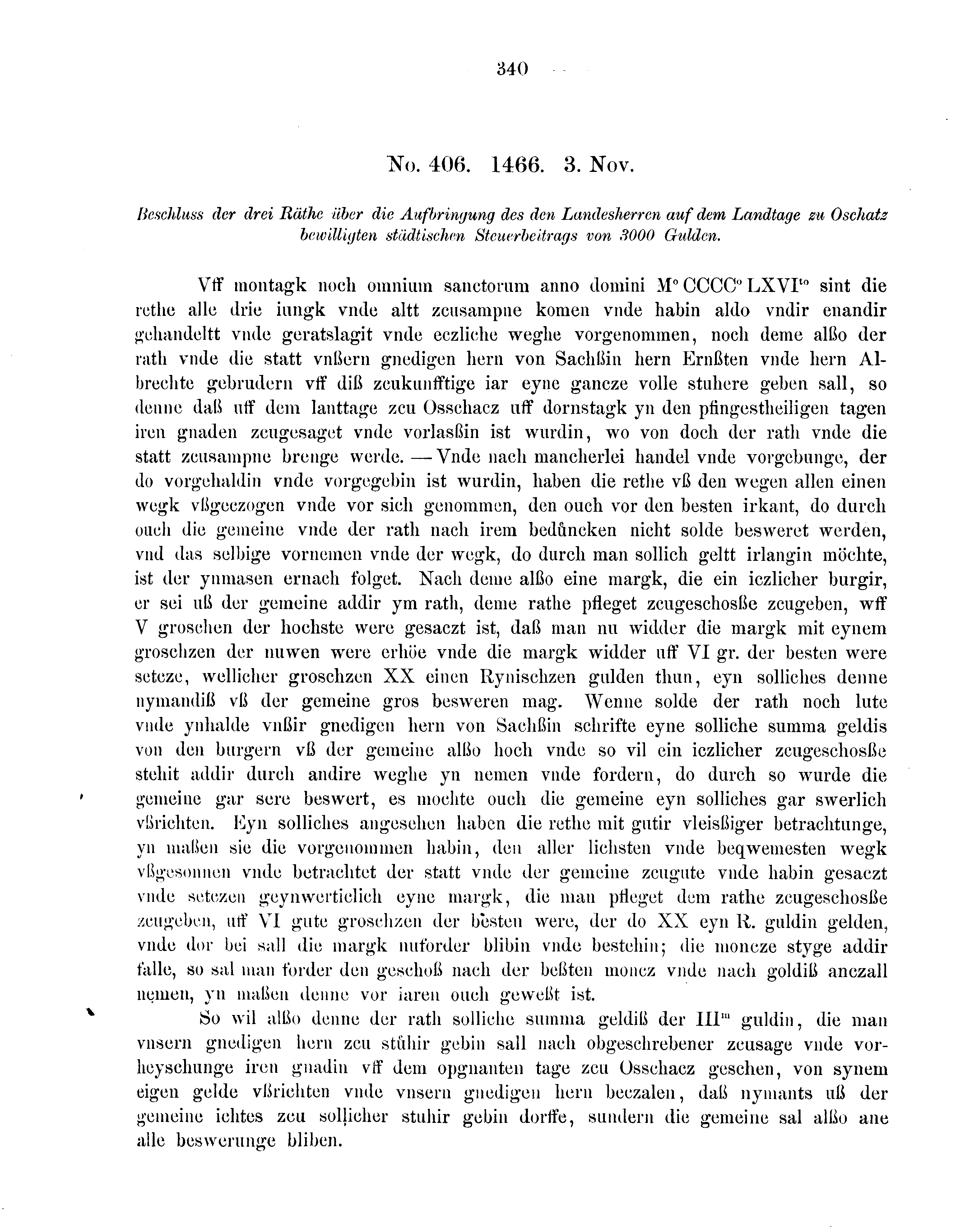 Historische Urkunde Seite 340 aus Band cds2_08