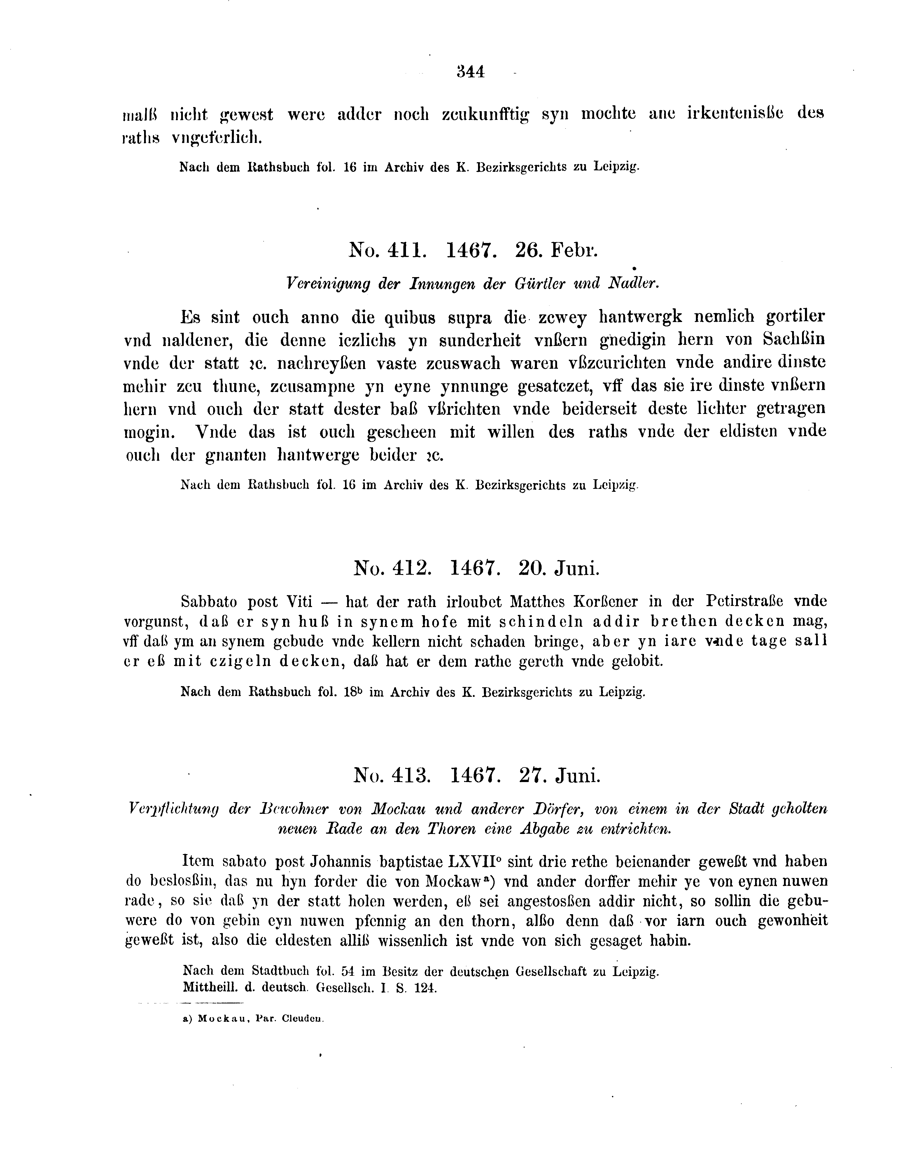 Historische Urkunde Seite 344 aus Band cds2_08