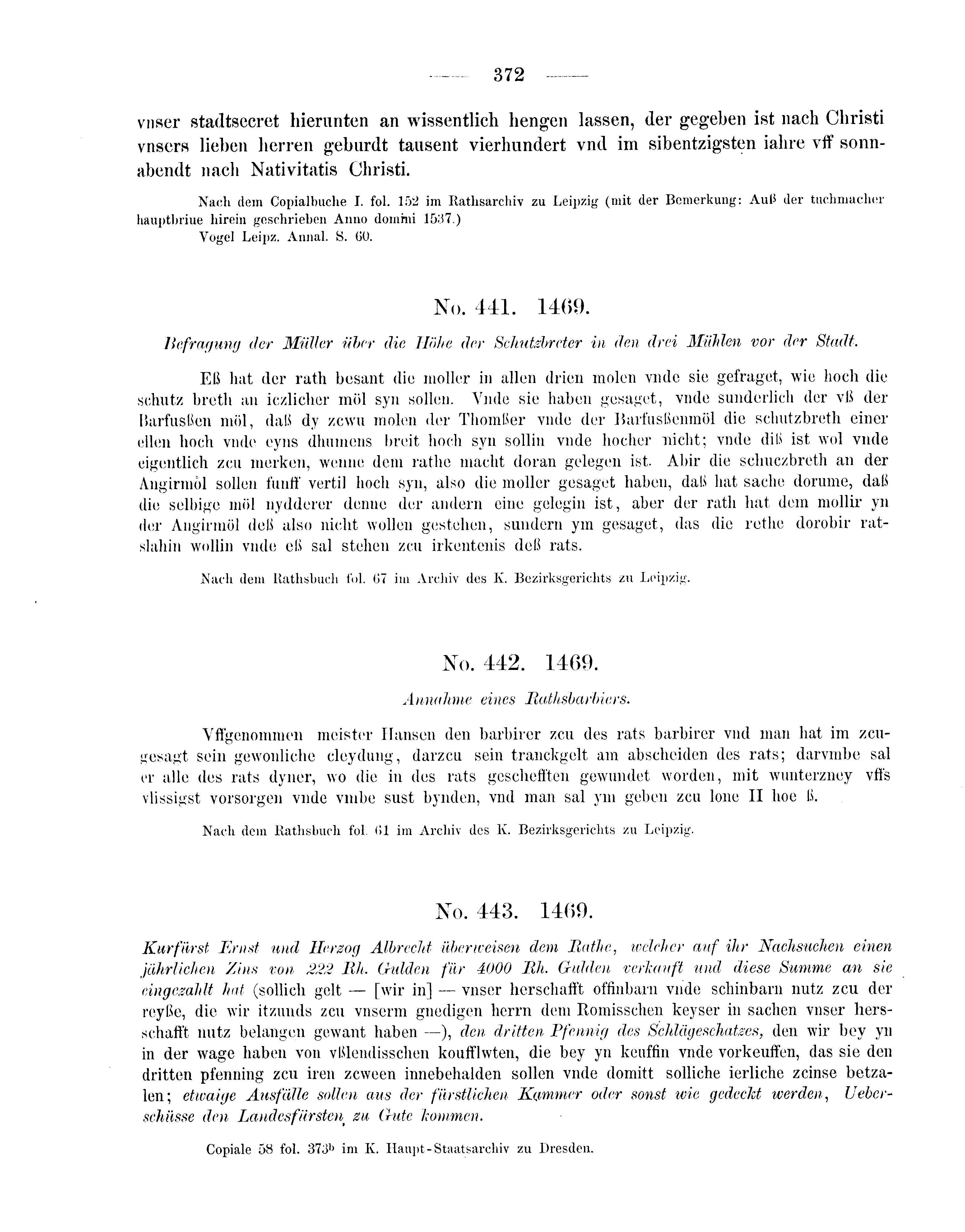 Historische Urkunde Seite 372 aus Band cds2_08