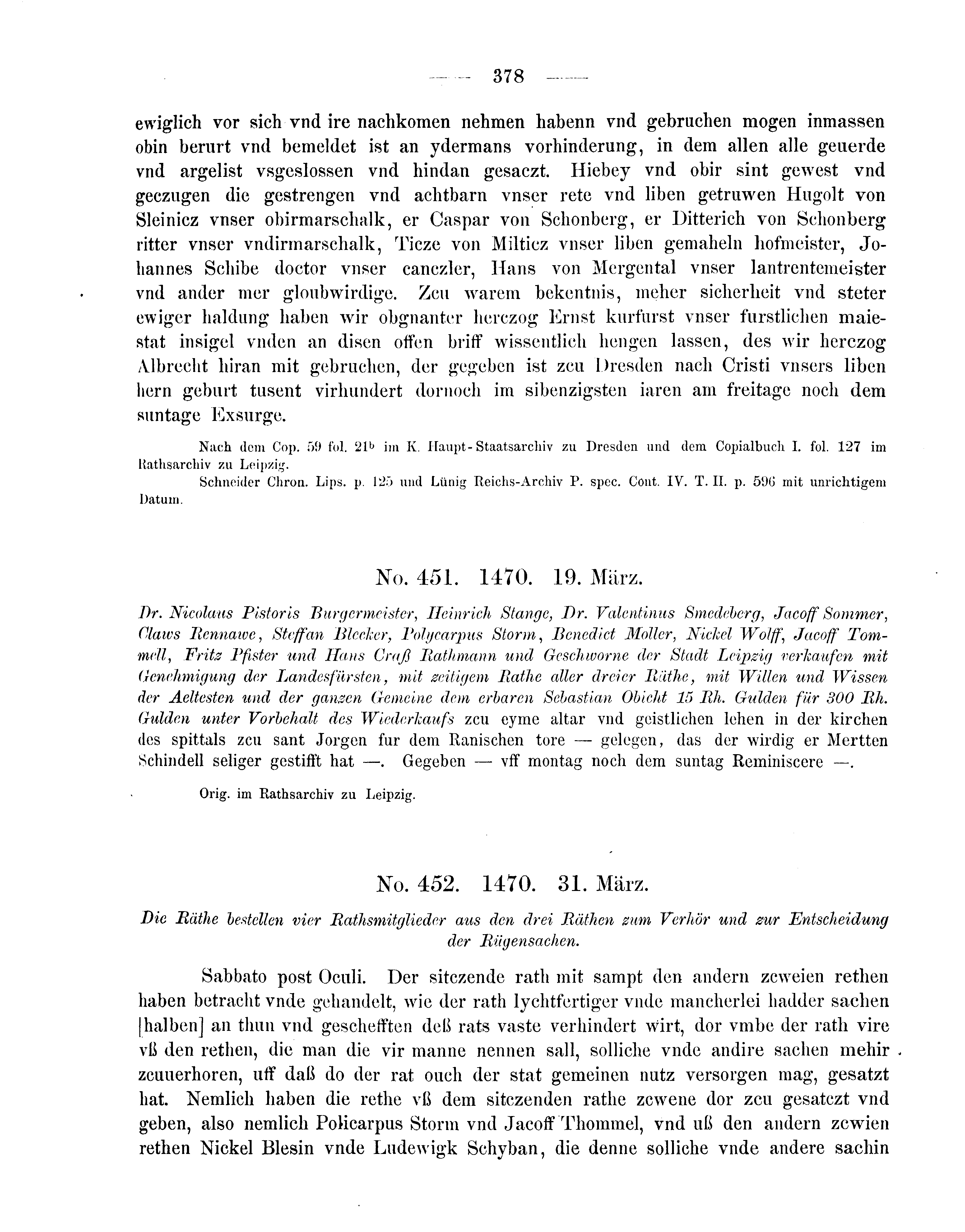 Historische Urkunde Seite 378 aus Band cds2_08