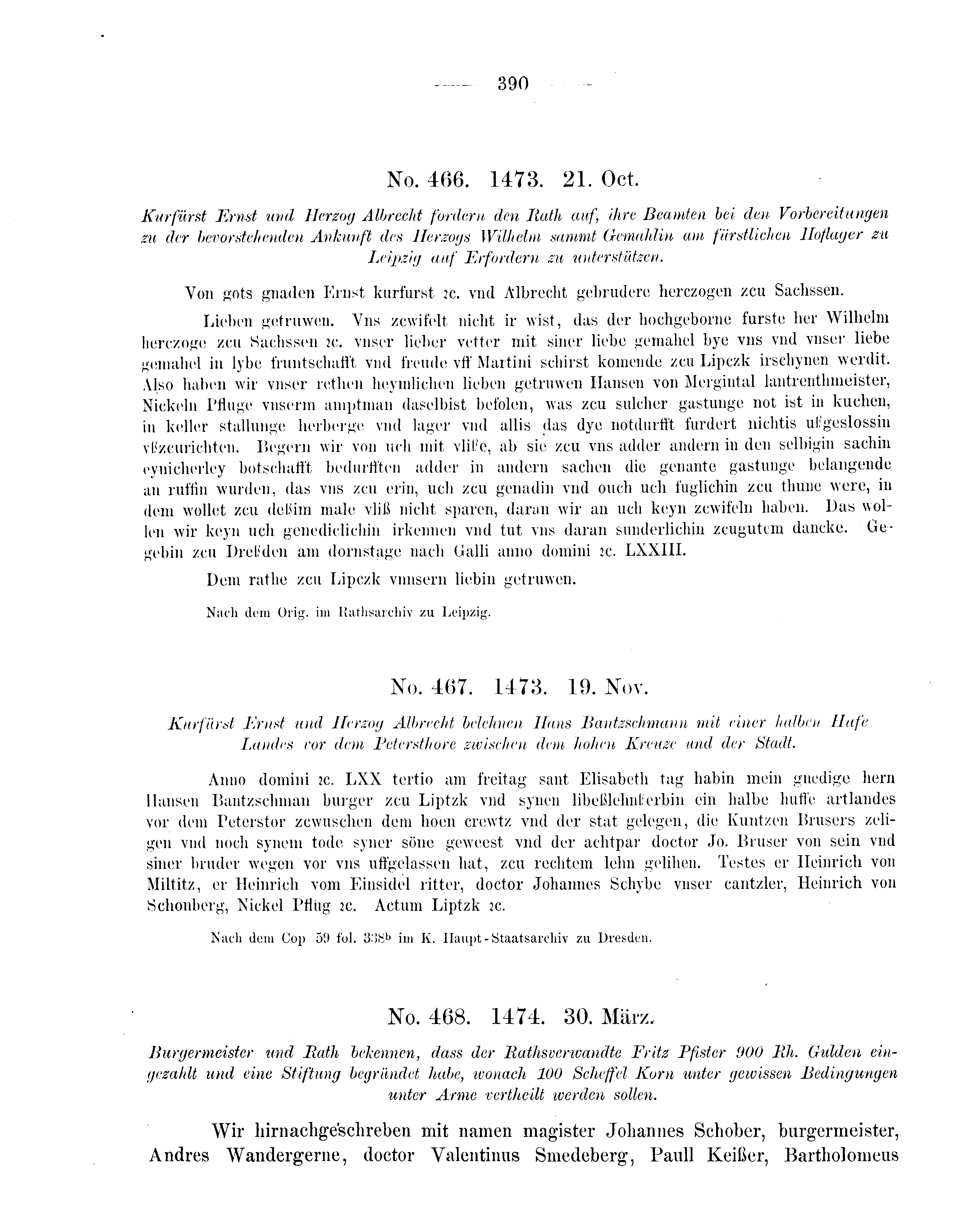 Historische Urkunde Seite 390 aus Band cds2_08