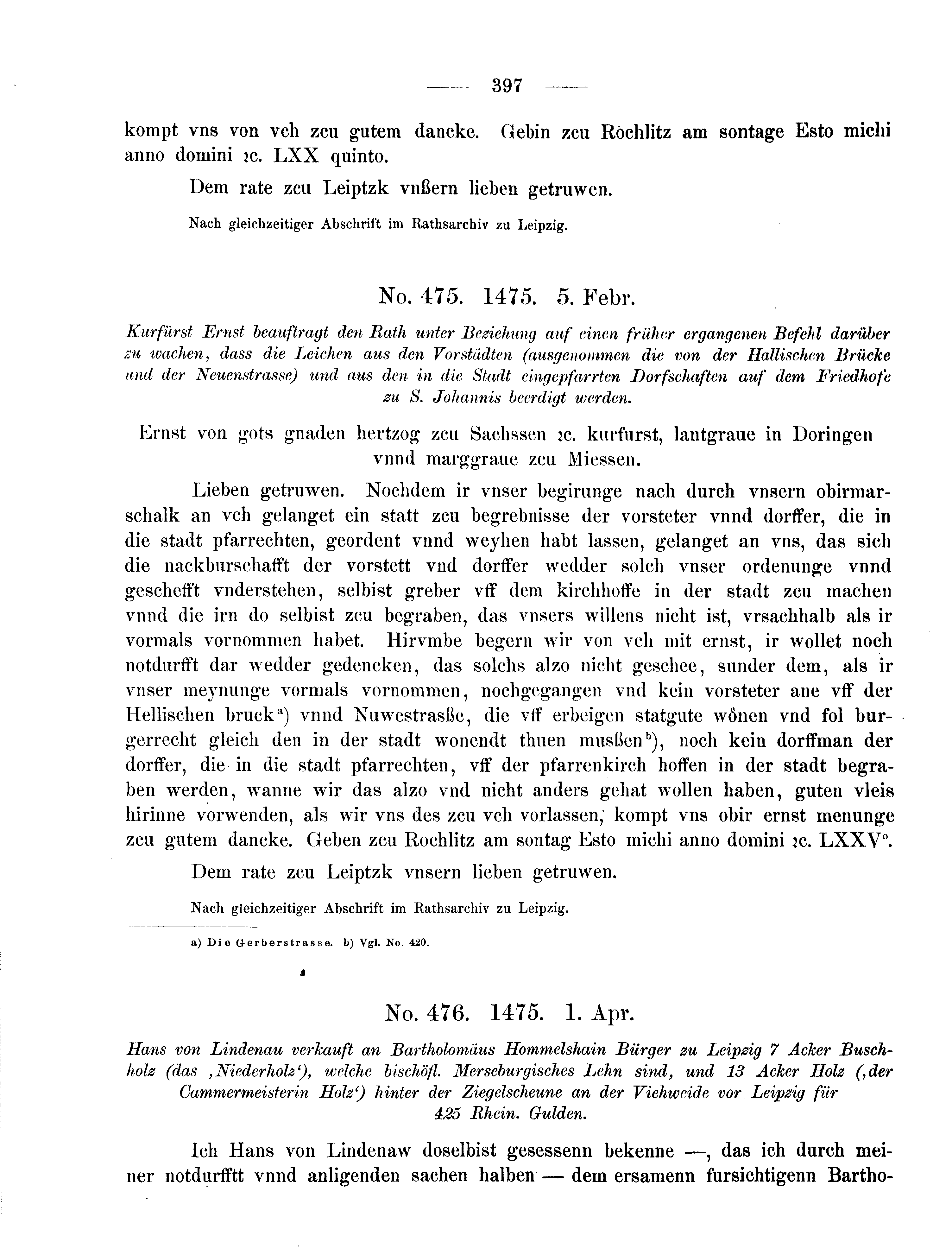 Historische Urkunde Seite 397 aus Band cds2_08