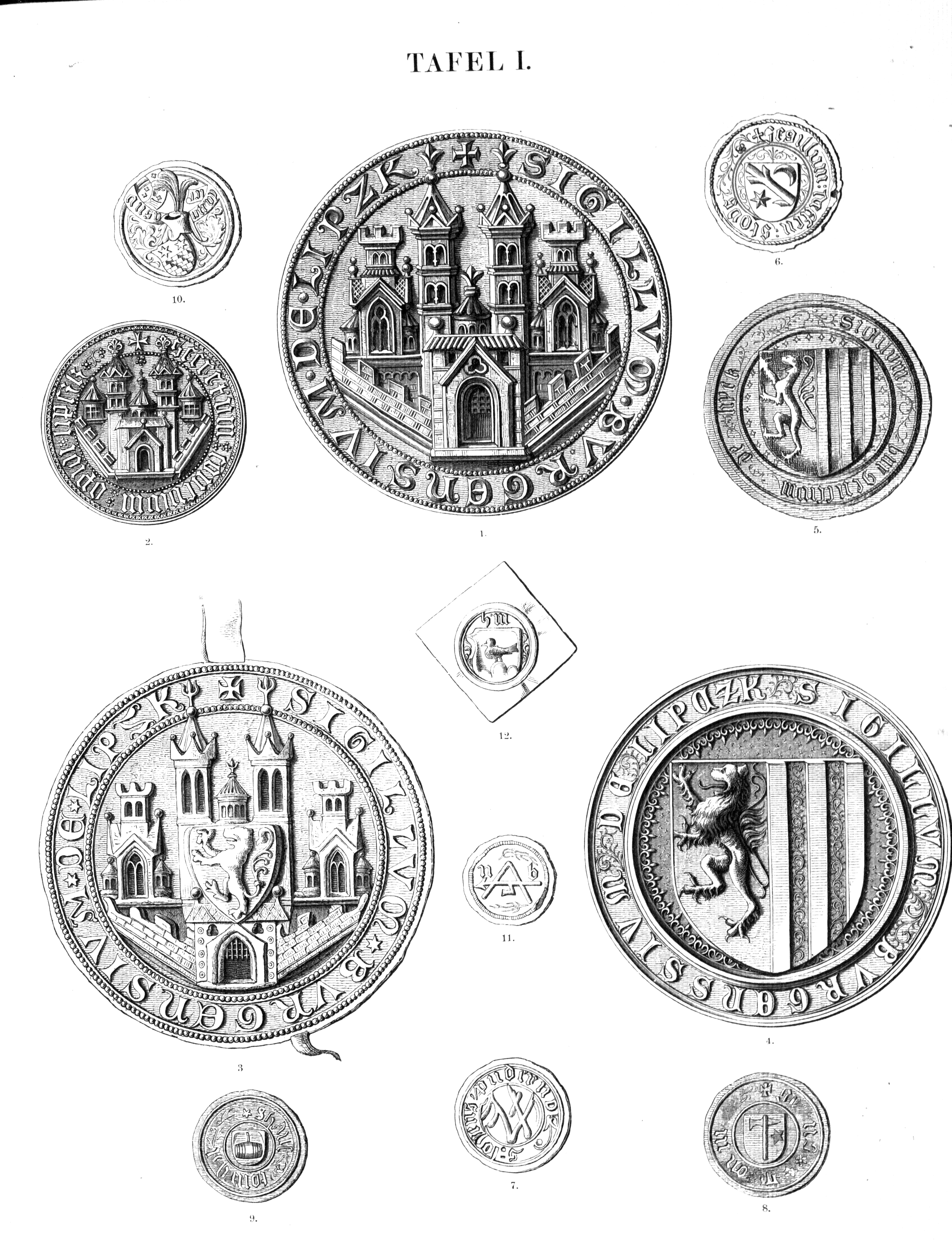 Historische Urkunde Seite 1 aus Band cds2_08