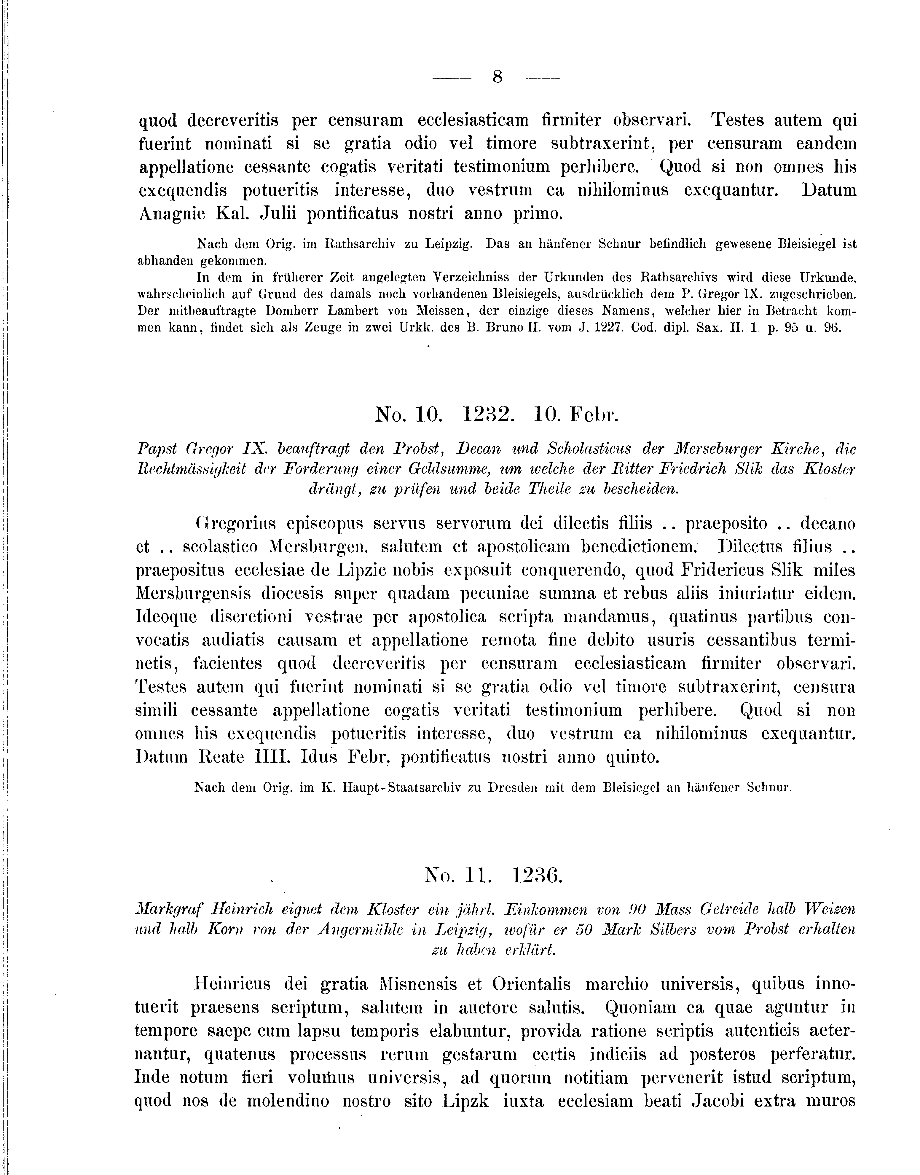 Historische Urkunde Seite 8 aus Band cds2_09