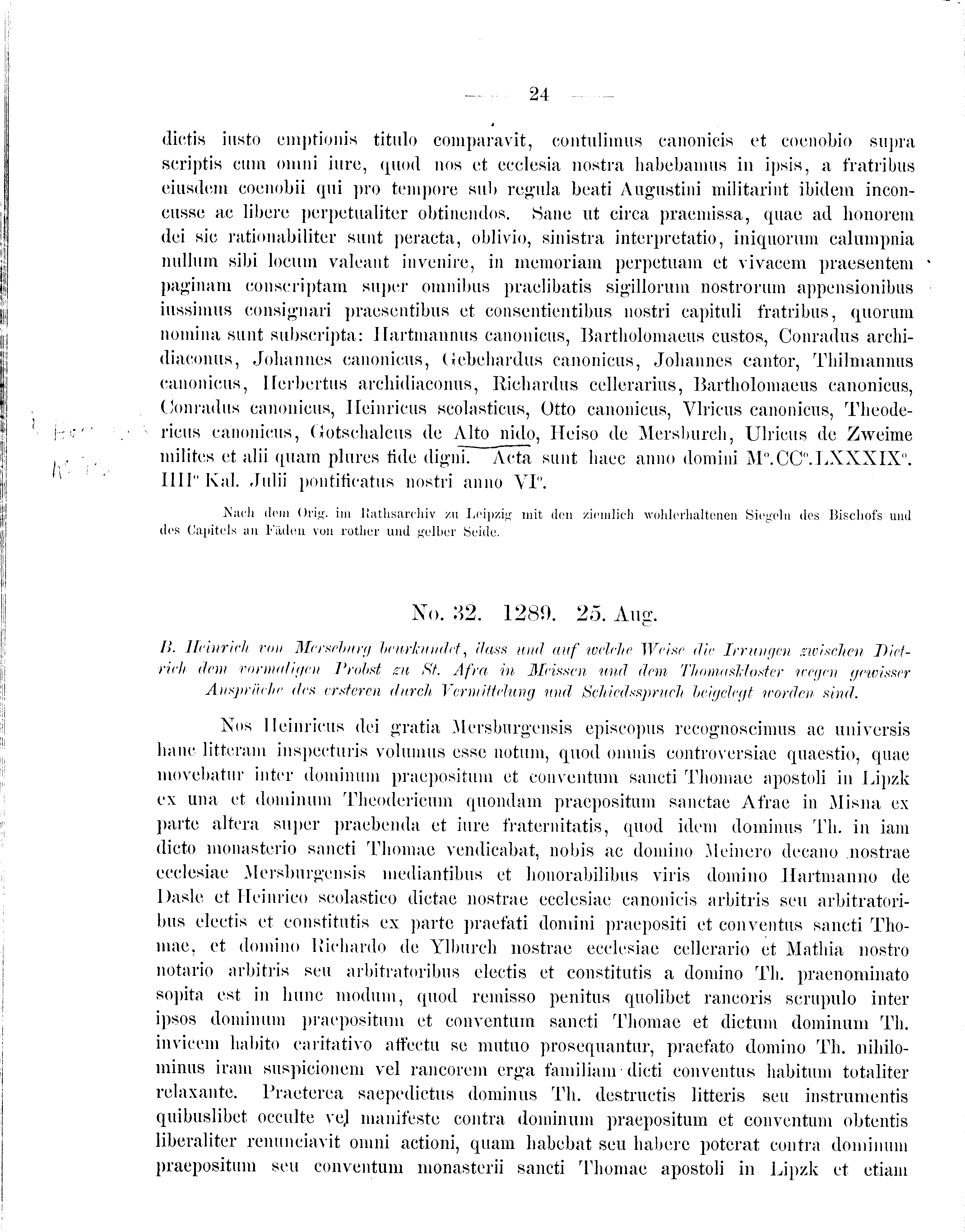 Historische Urkunde Seite 24 aus Band cds2_09