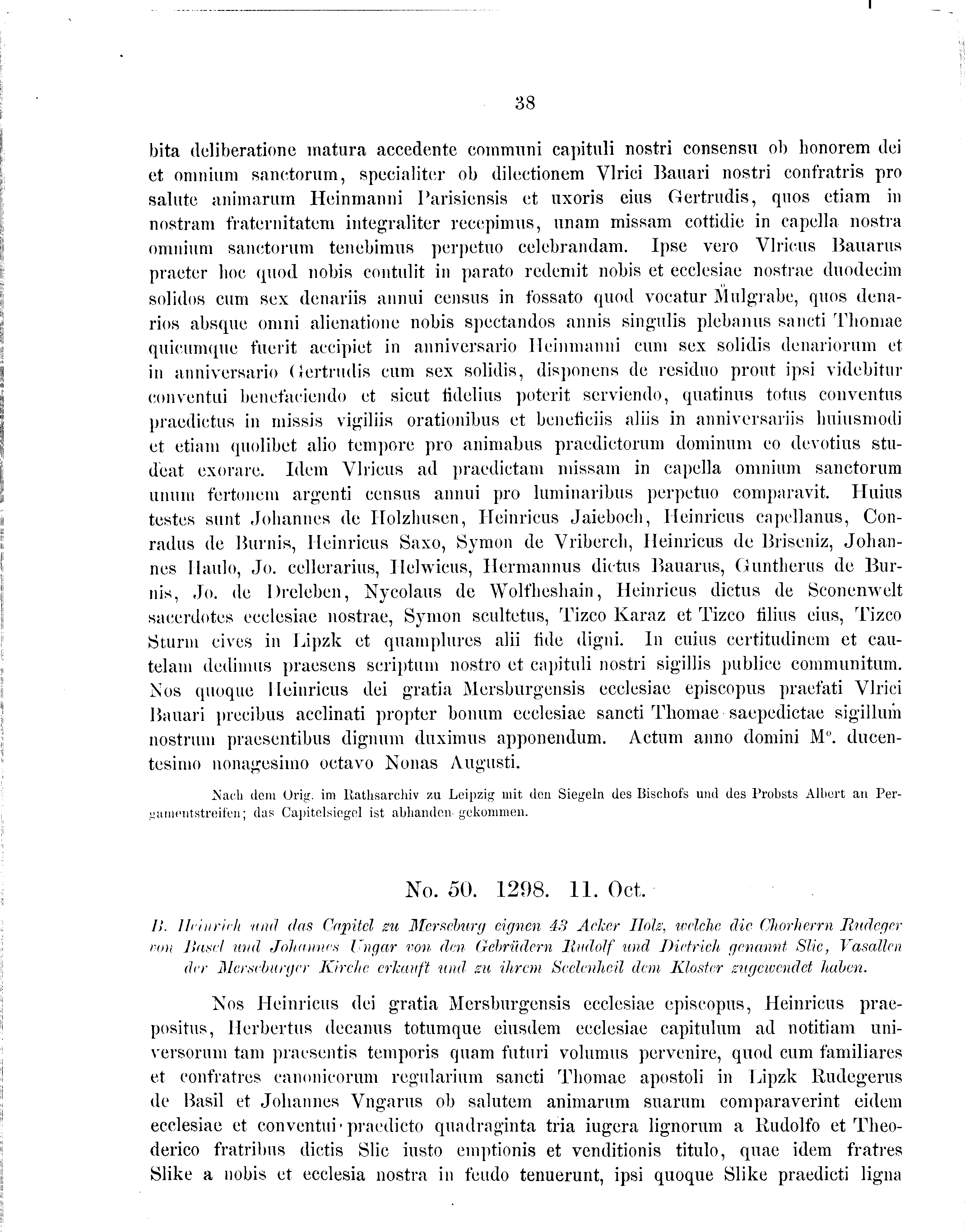 Historische Urkunde Seite 38 aus Band cds2_09