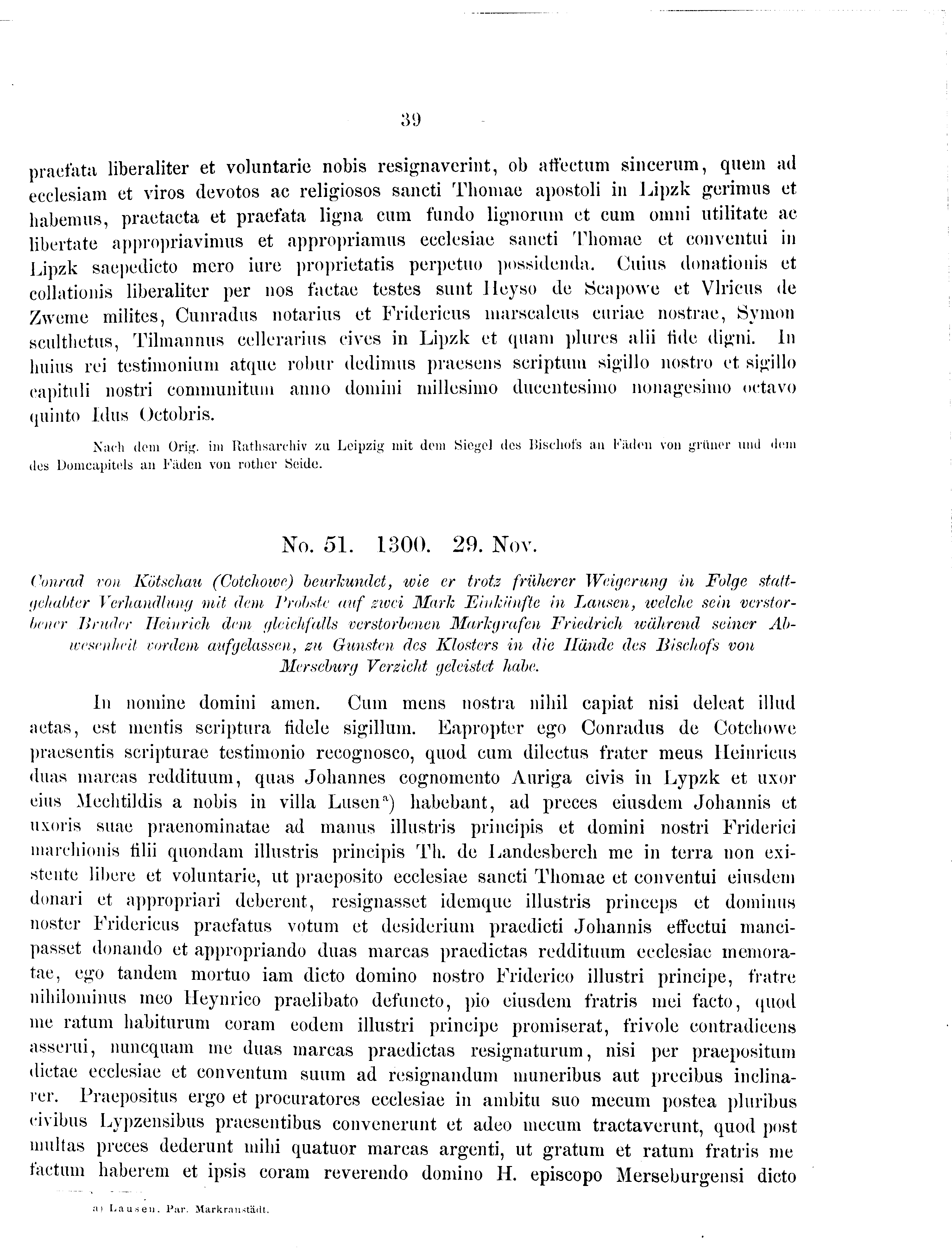 Historische Urkunde Seite 39 aus Band cds2_09