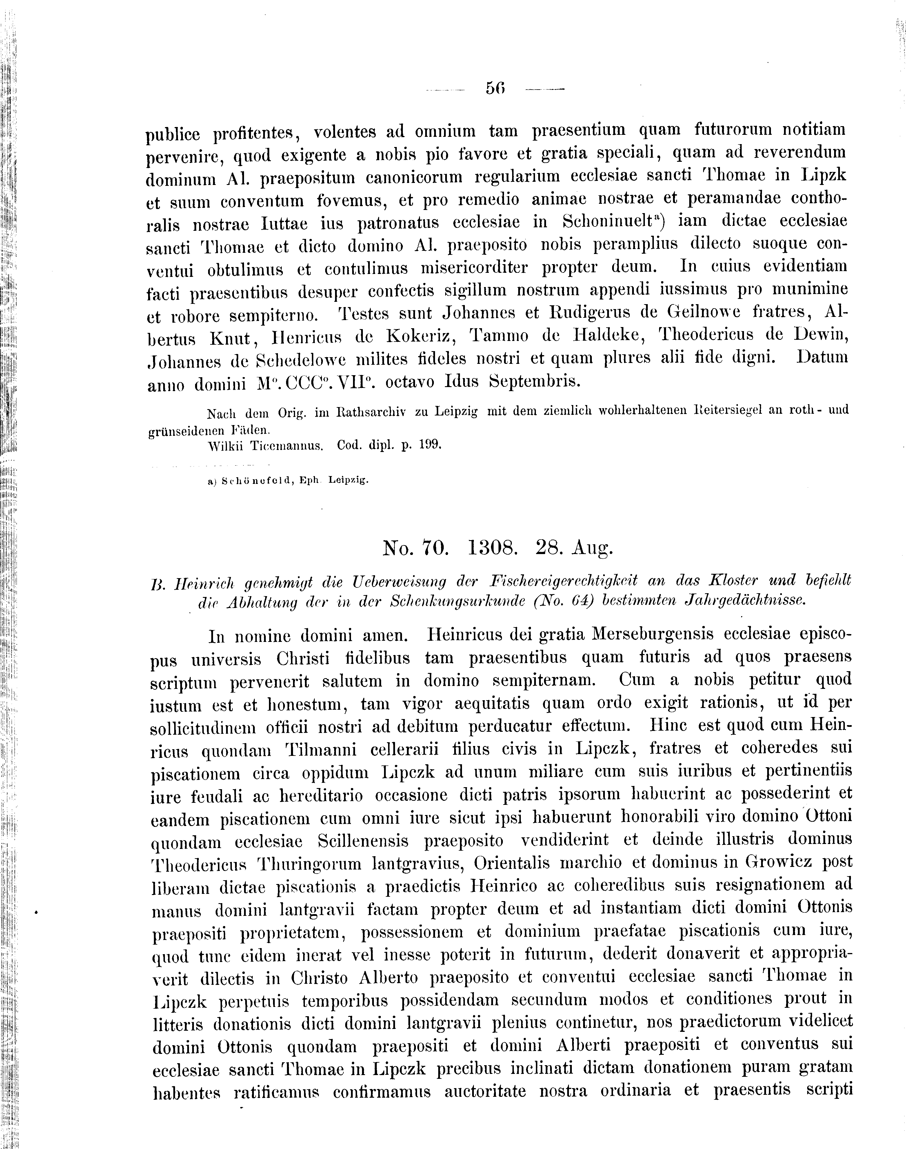 Historische Urkunde Seite 56 aus Band cds2_09