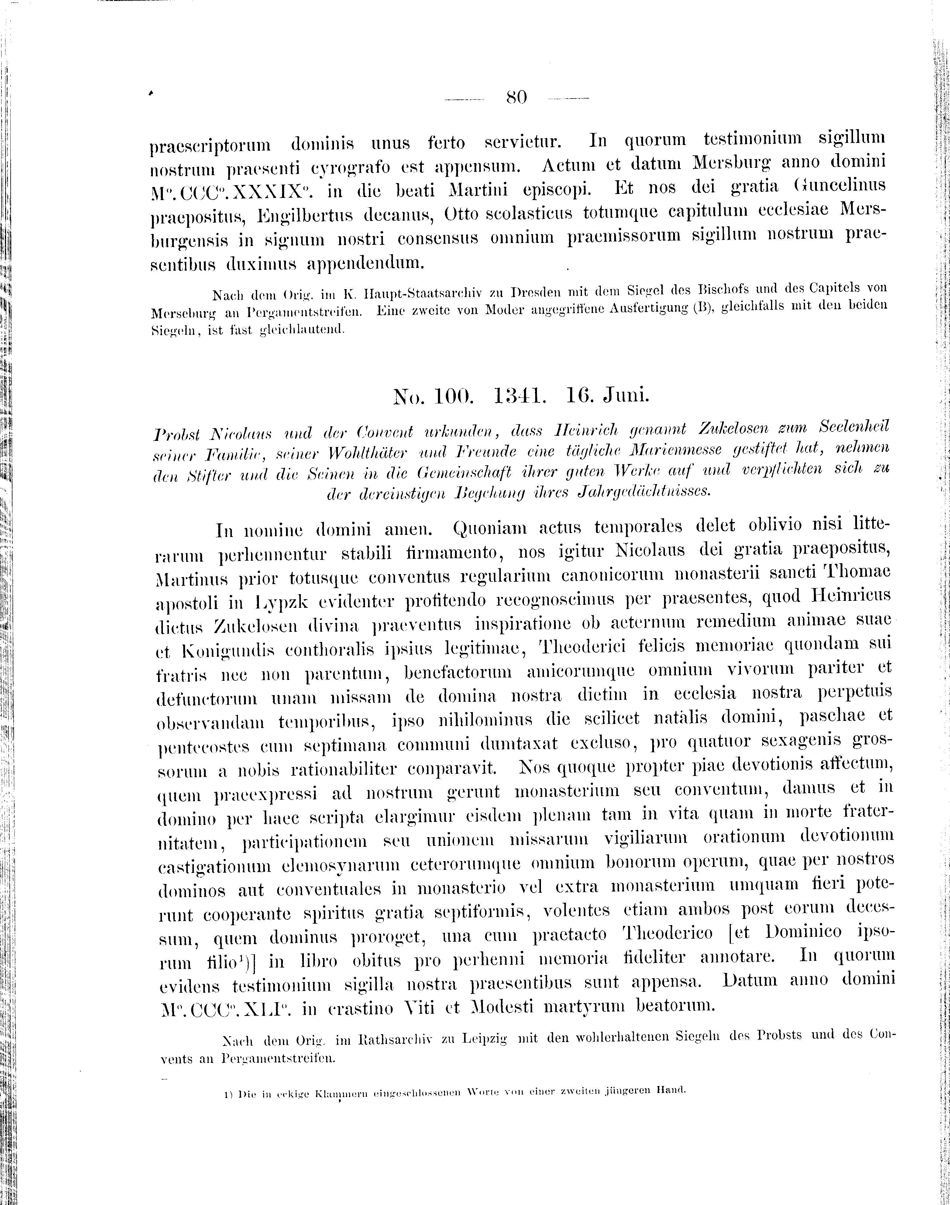 Historische Urkunde Seite 80 aus Band cds2_09