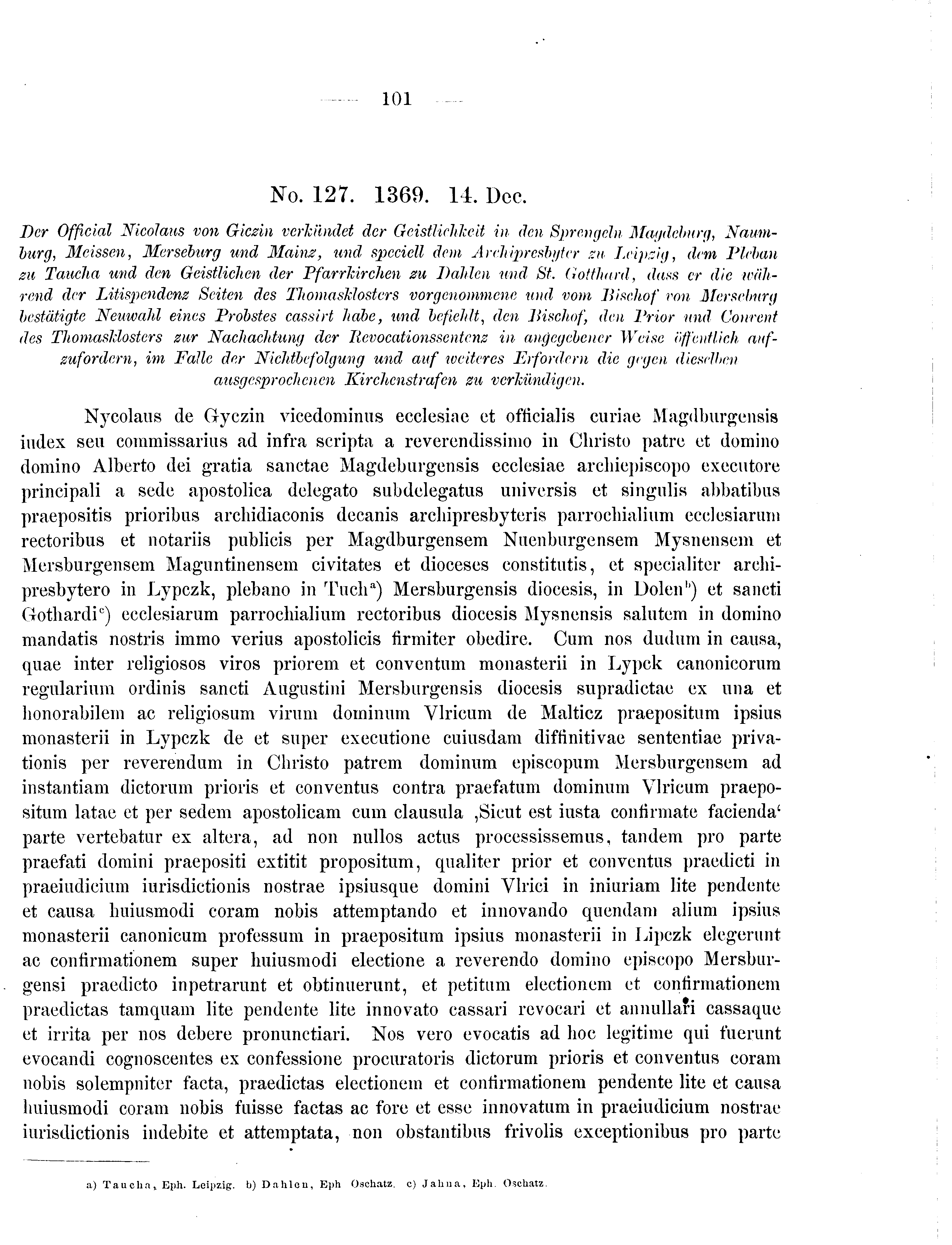 Historische Urkunde Seite 101 aus Band cds2_09