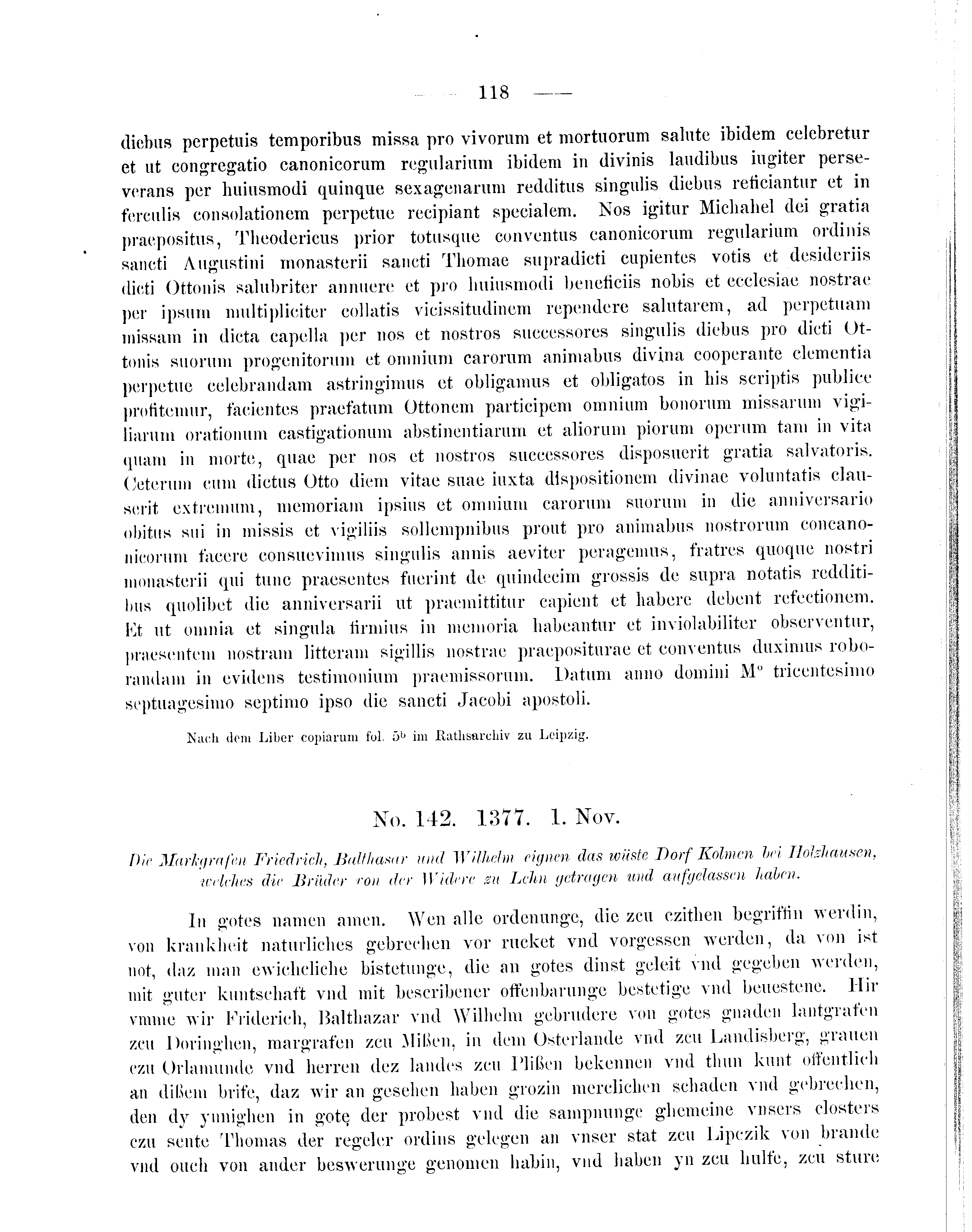 Historische Urkunde Seite 118 aus Band cds2_09