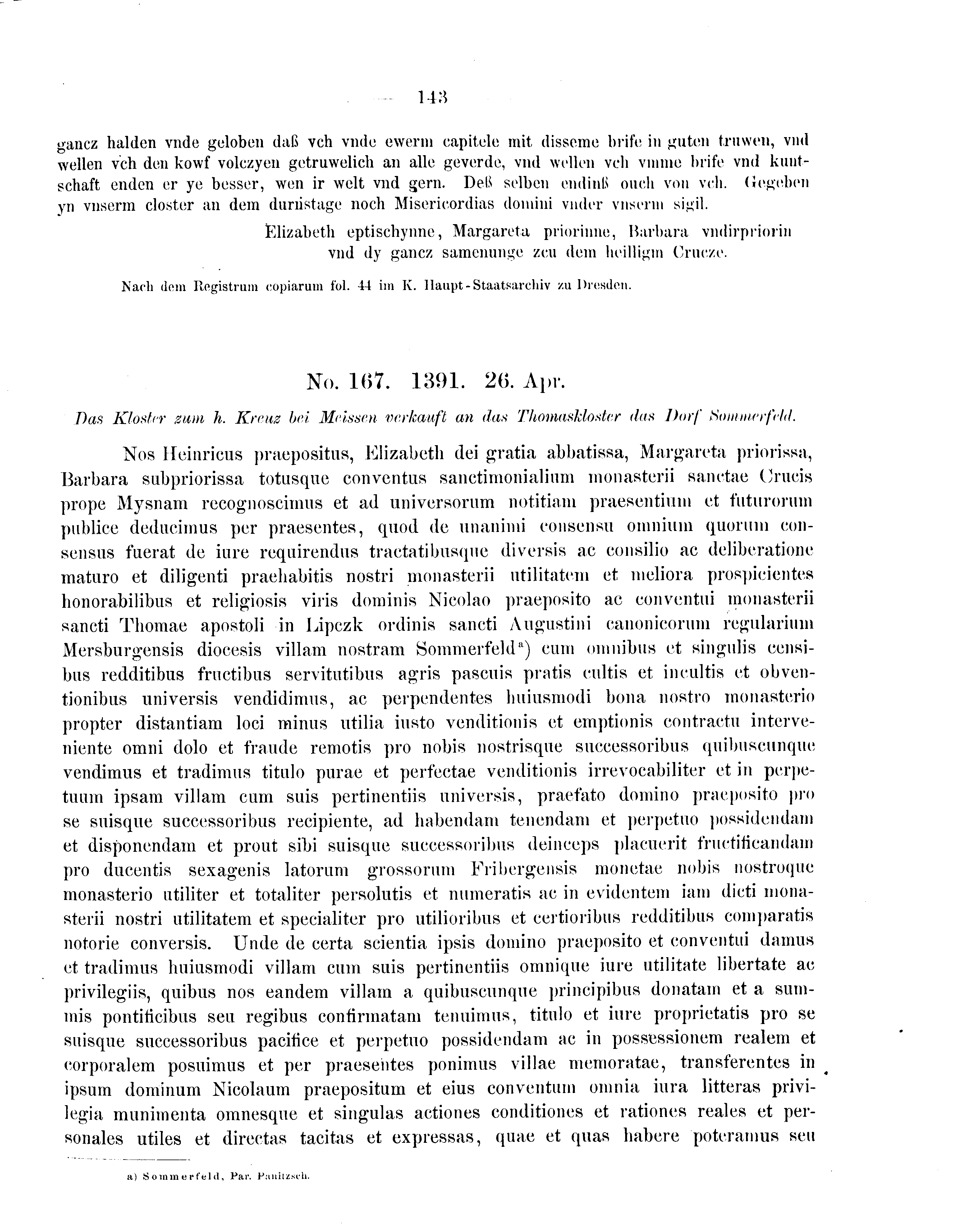 Historische Urkunde Seite 143 aus Band cds2_09