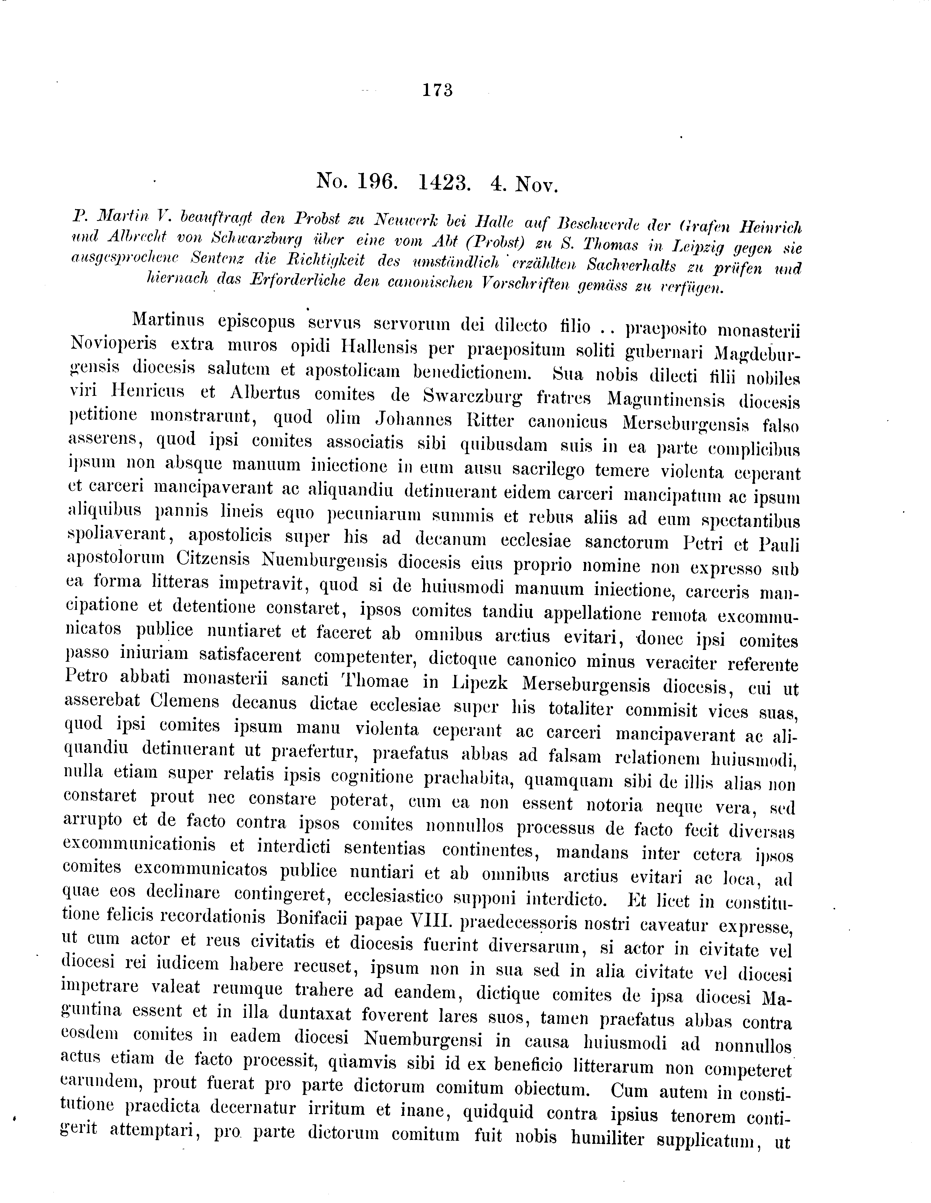 Historische Urkunde Seite 173 aus Band cds2_09