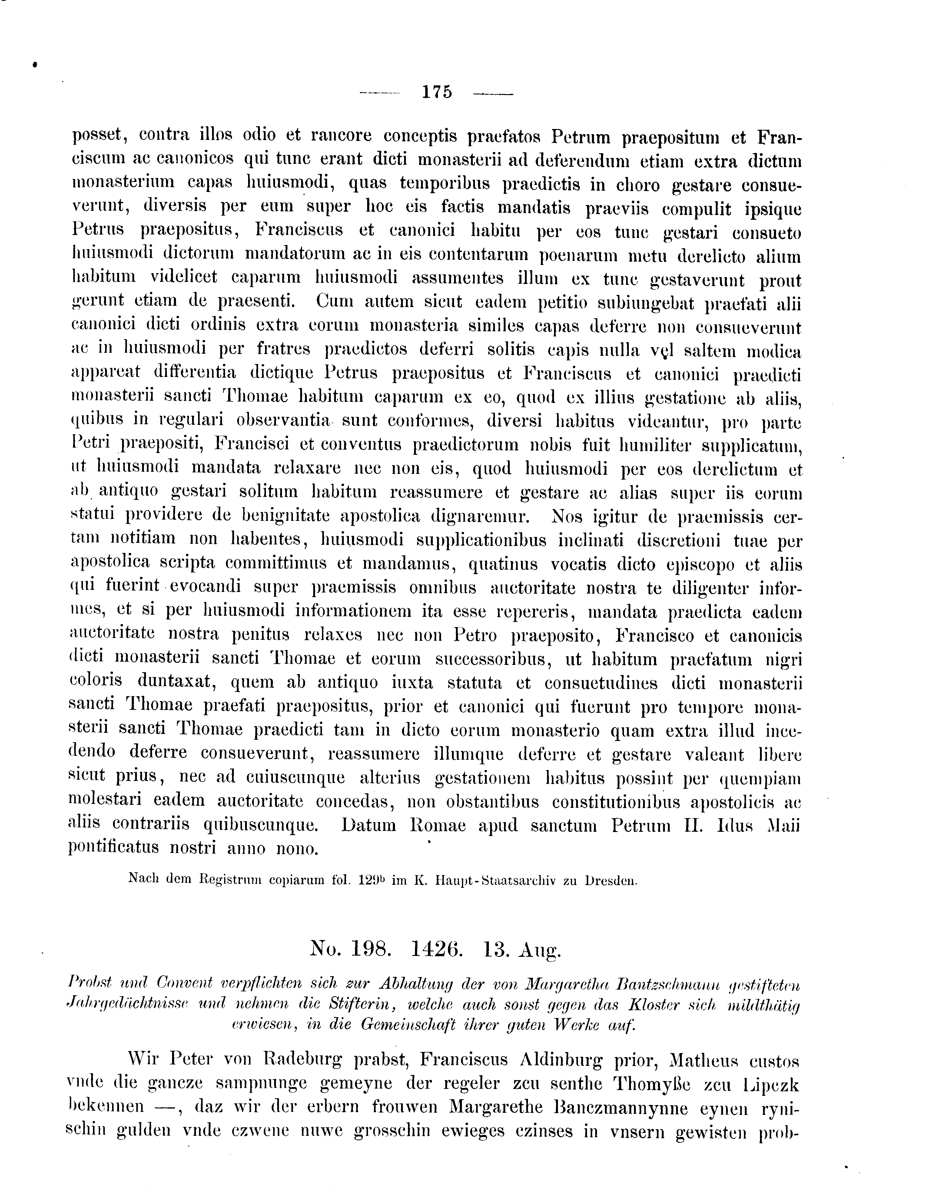 Historische Urkunde Seite 175 aus Band cds2_09