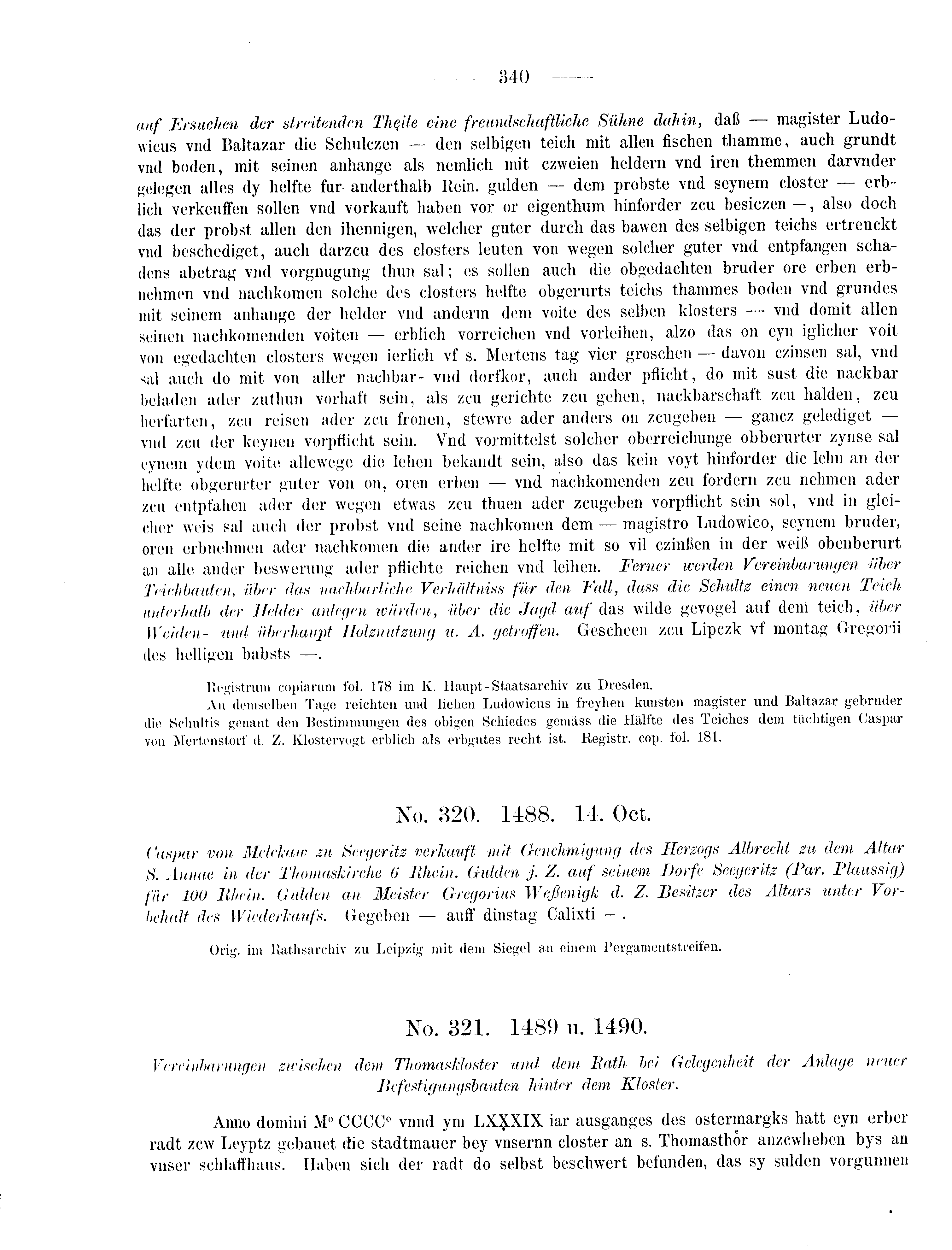 Historische Urkunde Seite 340 aus Band cds2_09