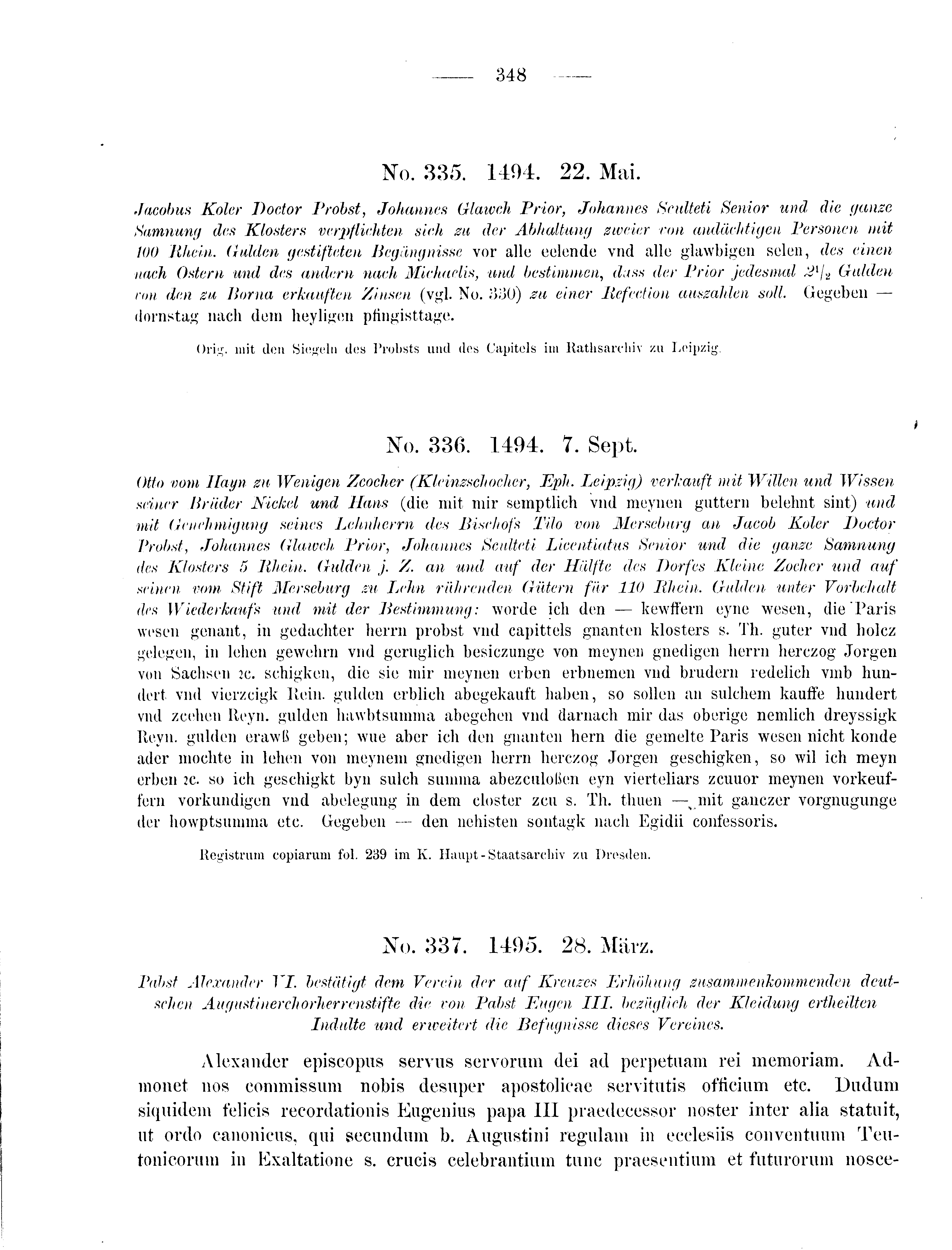 Historische Urkunde Seite 348 aus Band cds2_09