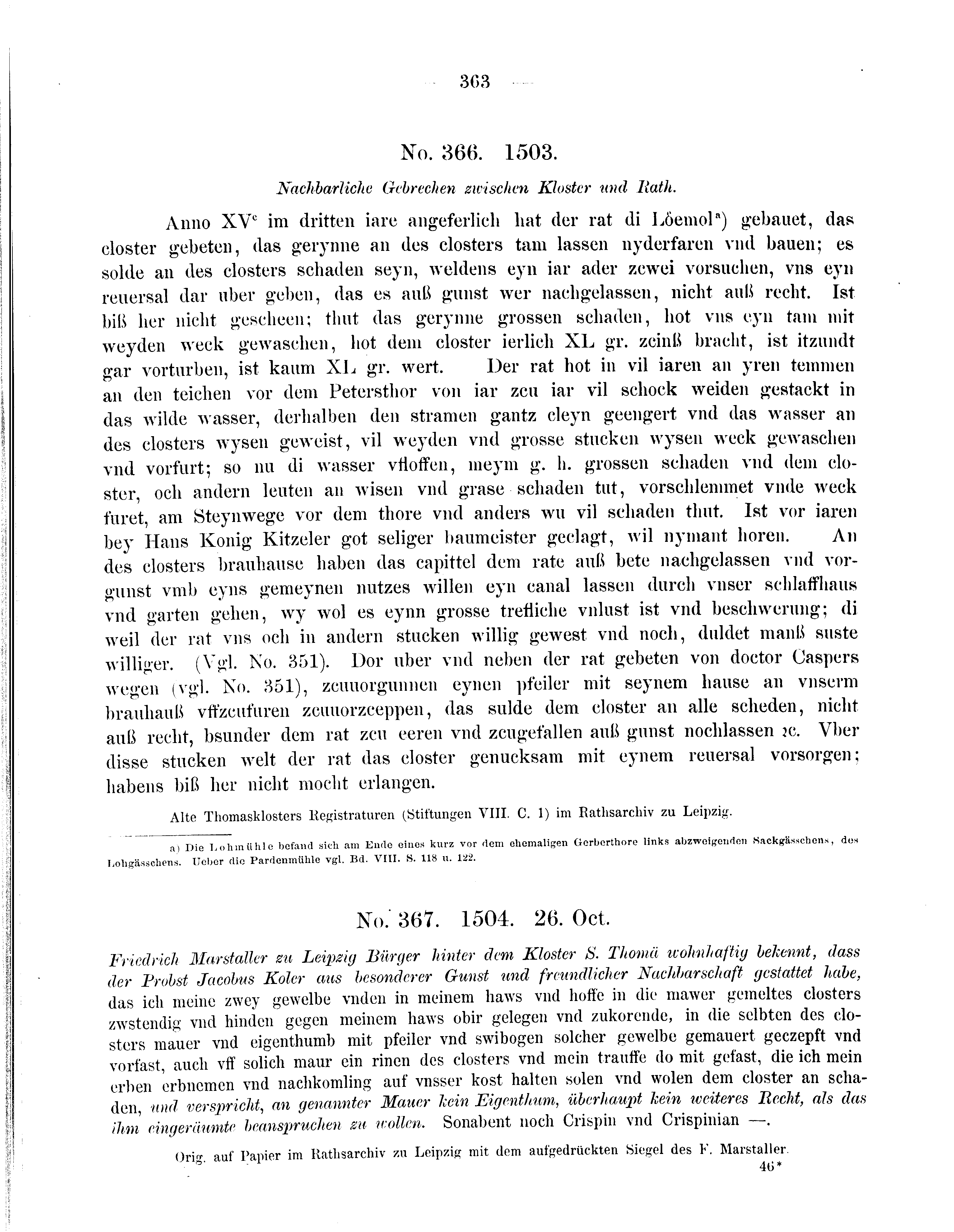 Historische Urkunde Seite 363 aus Band cds2_09