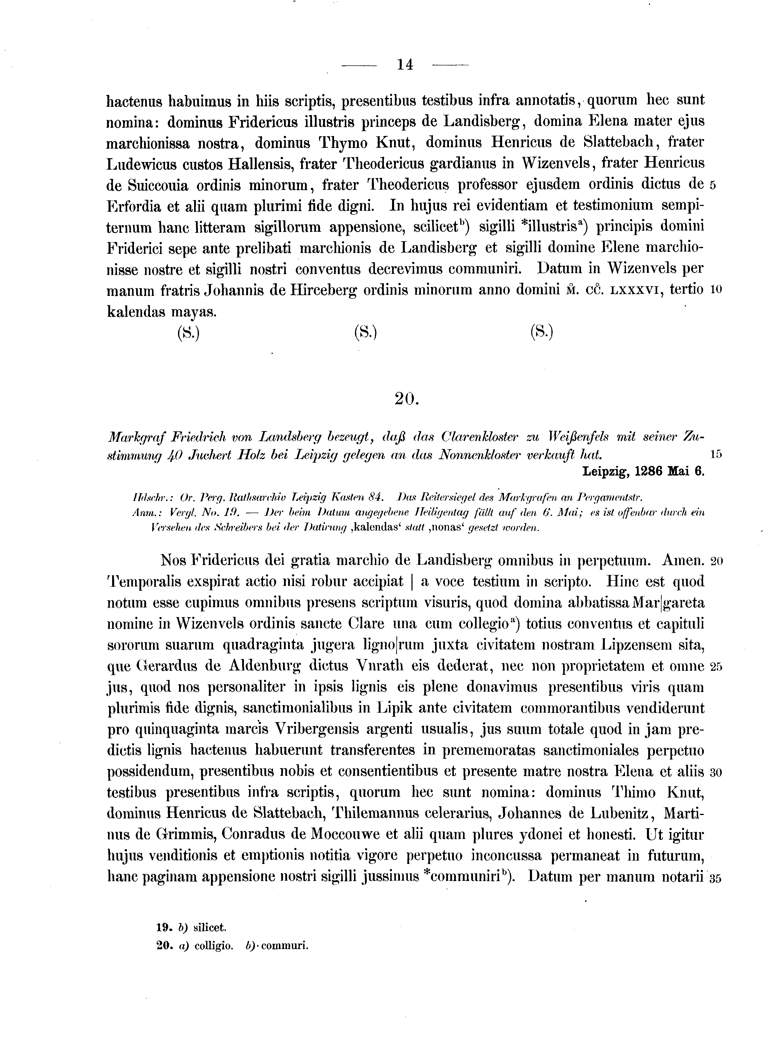 Historische Urkunde Seite 14 aus Band cds2_10