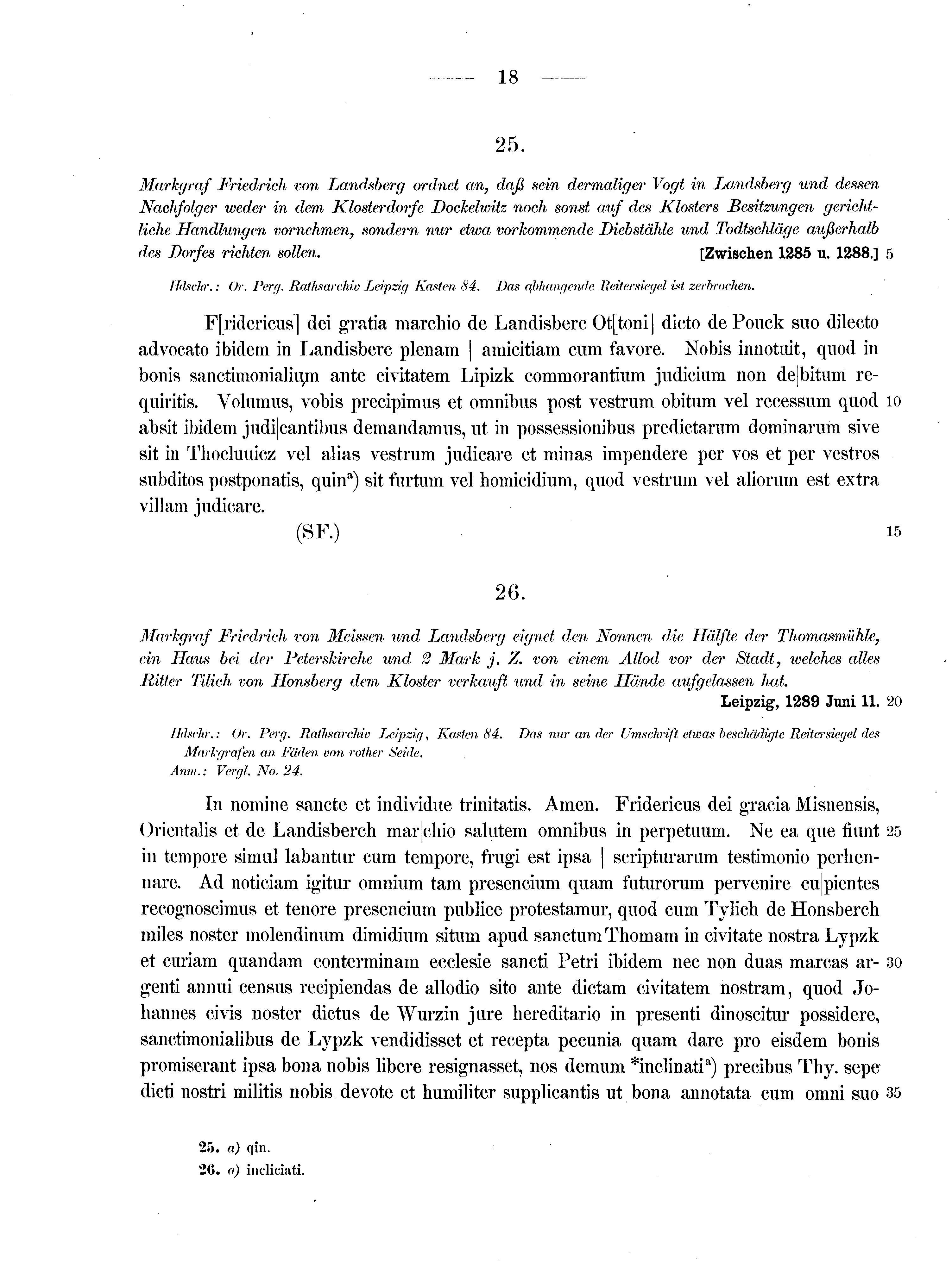 Historische Urkunde Seite 18 aus Band cds2_10