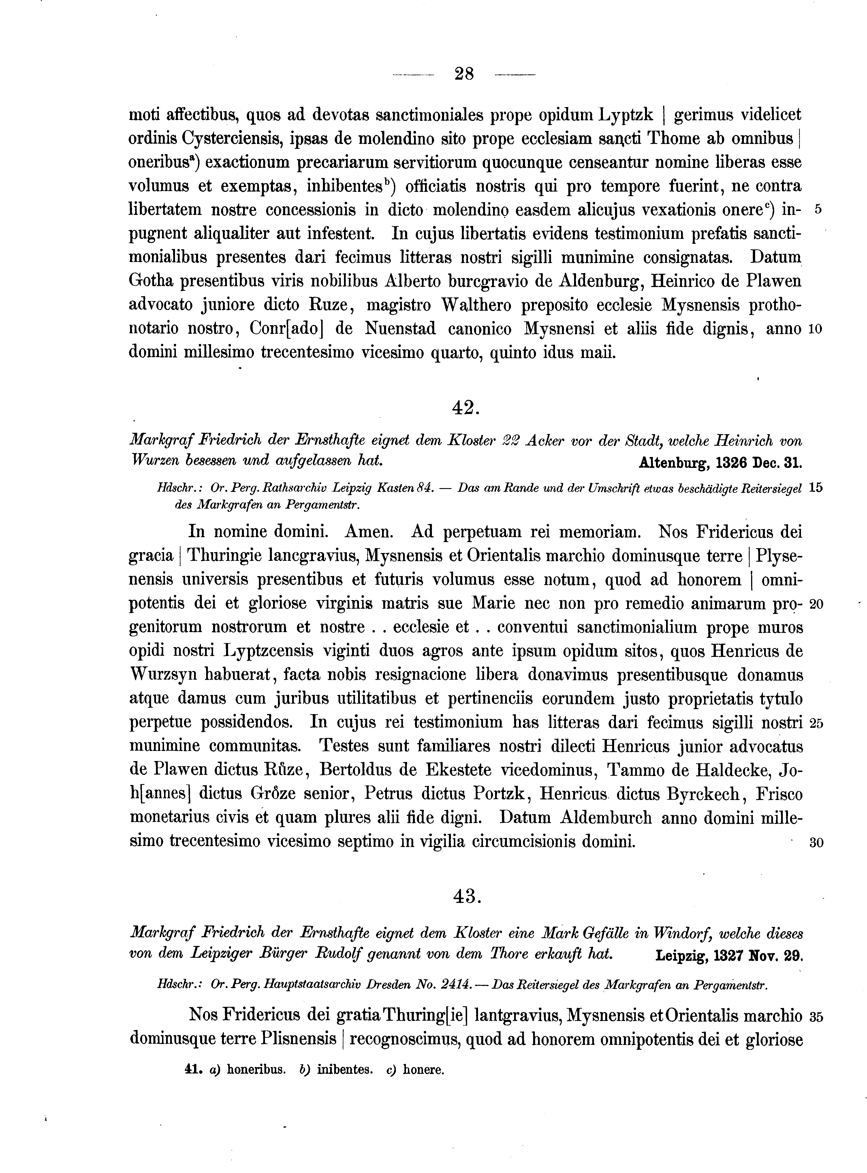 Historische Urkunde Seite 28 aus Band cds2_10