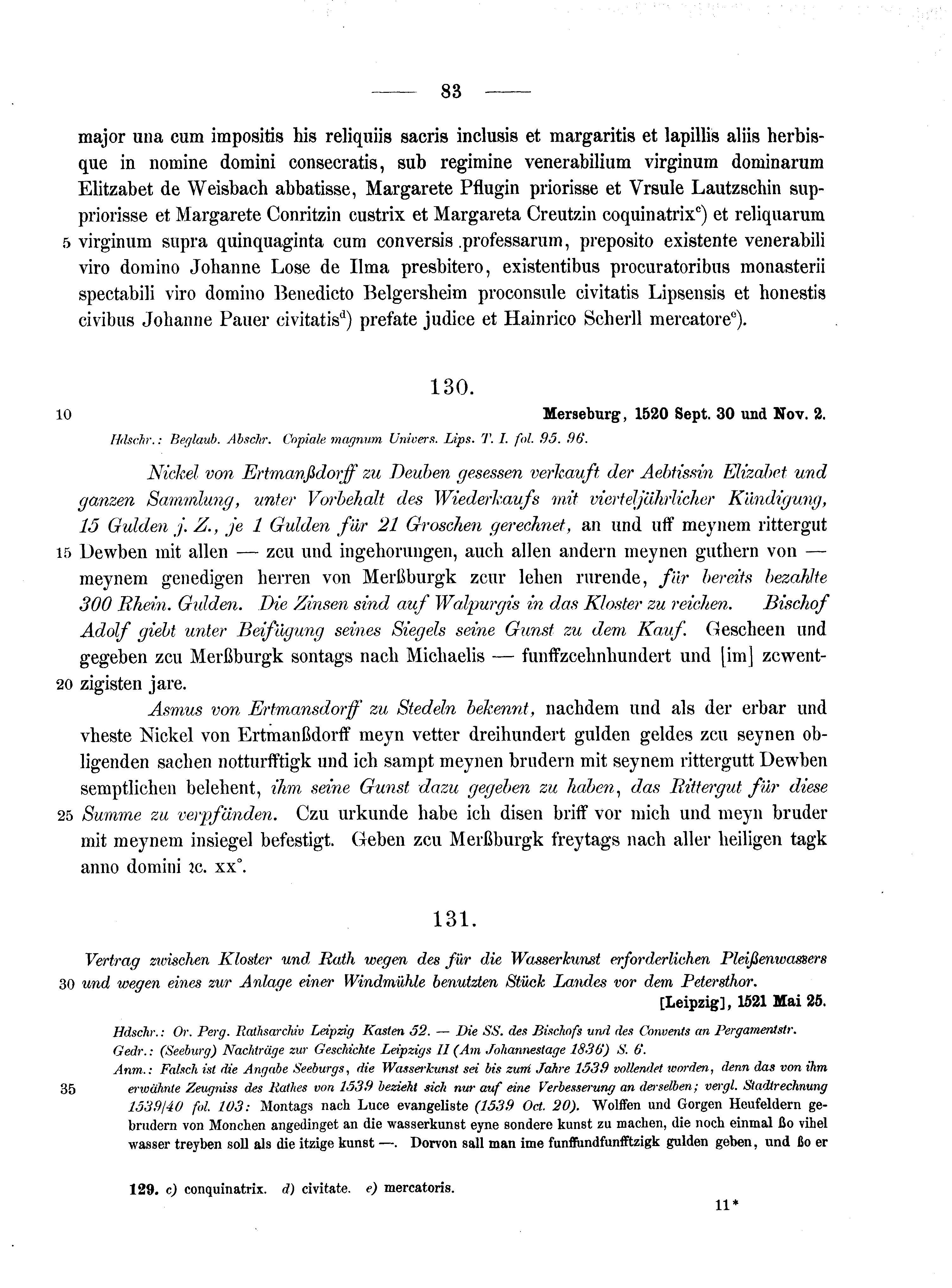 Historische Urkunde Seite 83 aus Band cds2_10