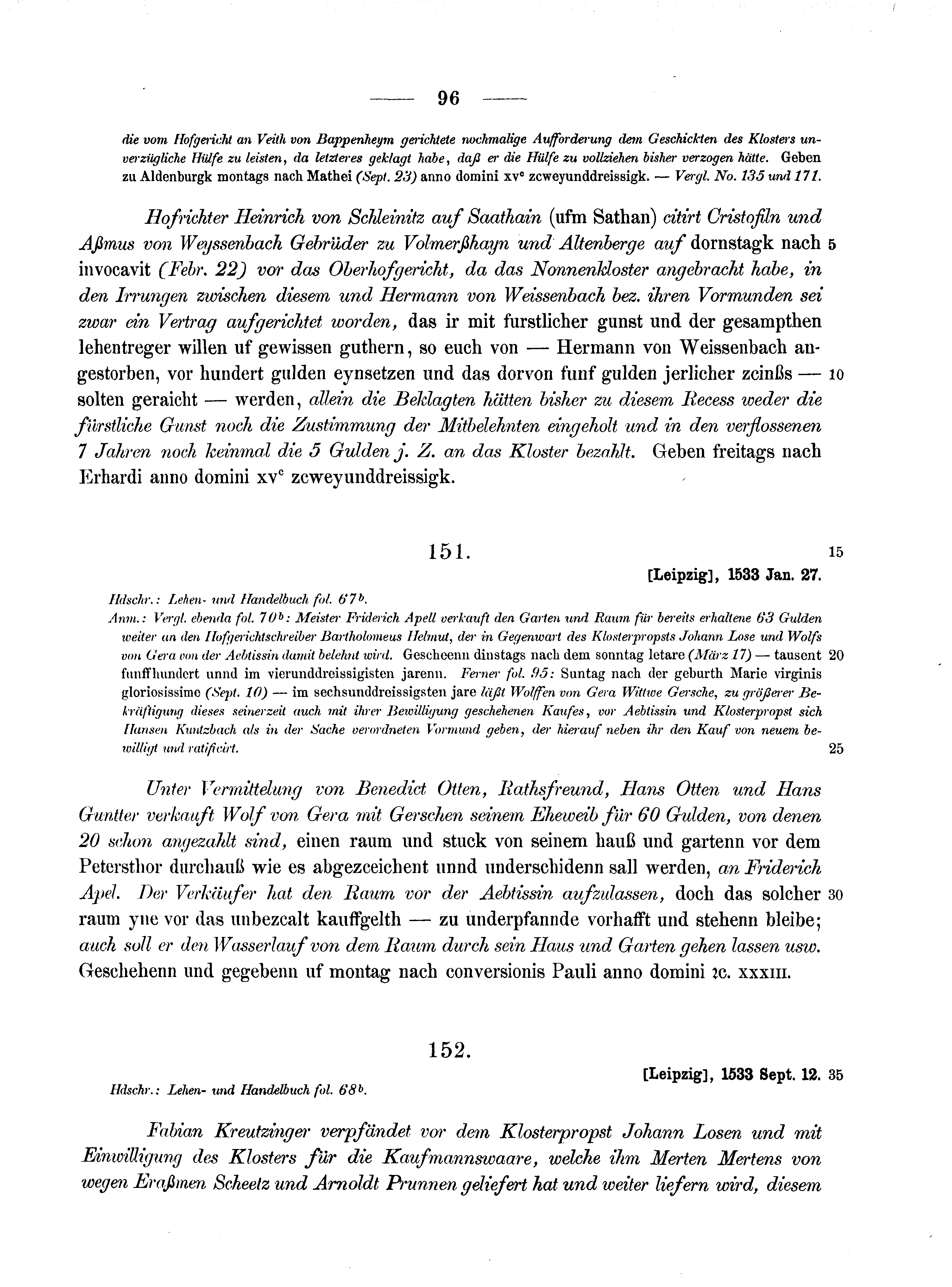 Historische Urkunde Seite 96 aus Band cds2_10