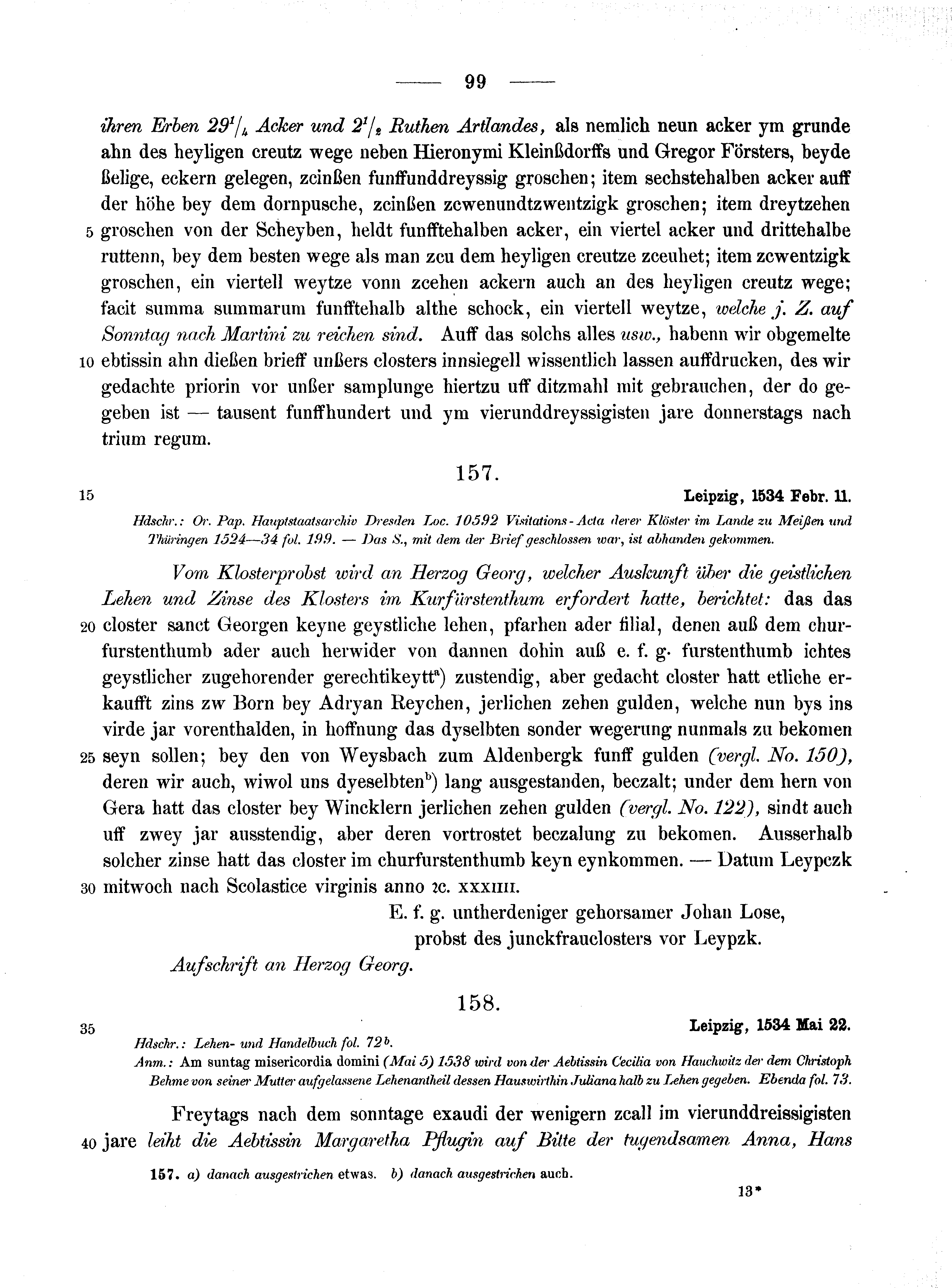 Historische Urkunde Seite 99 aus Band cds2_10