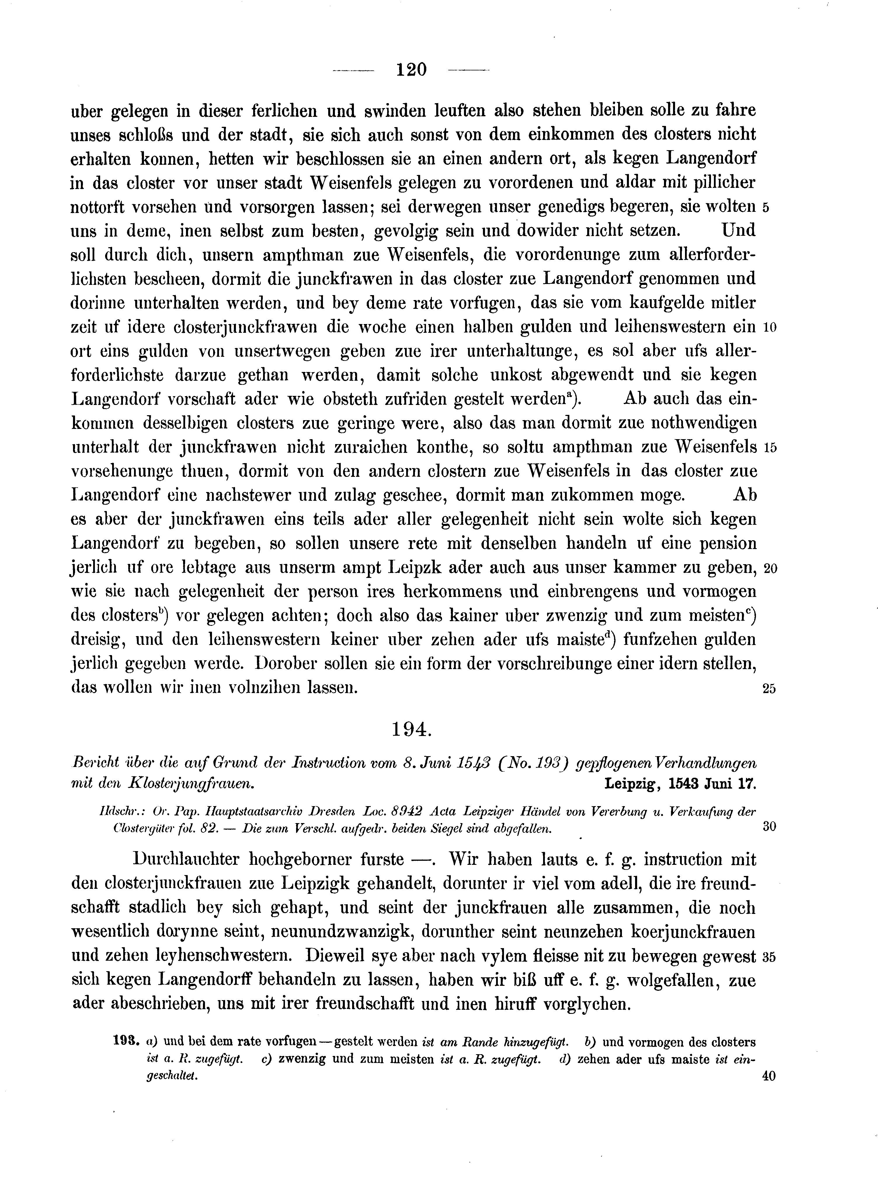 Historische Urkunde Seite 120 aus Band cds2_10
