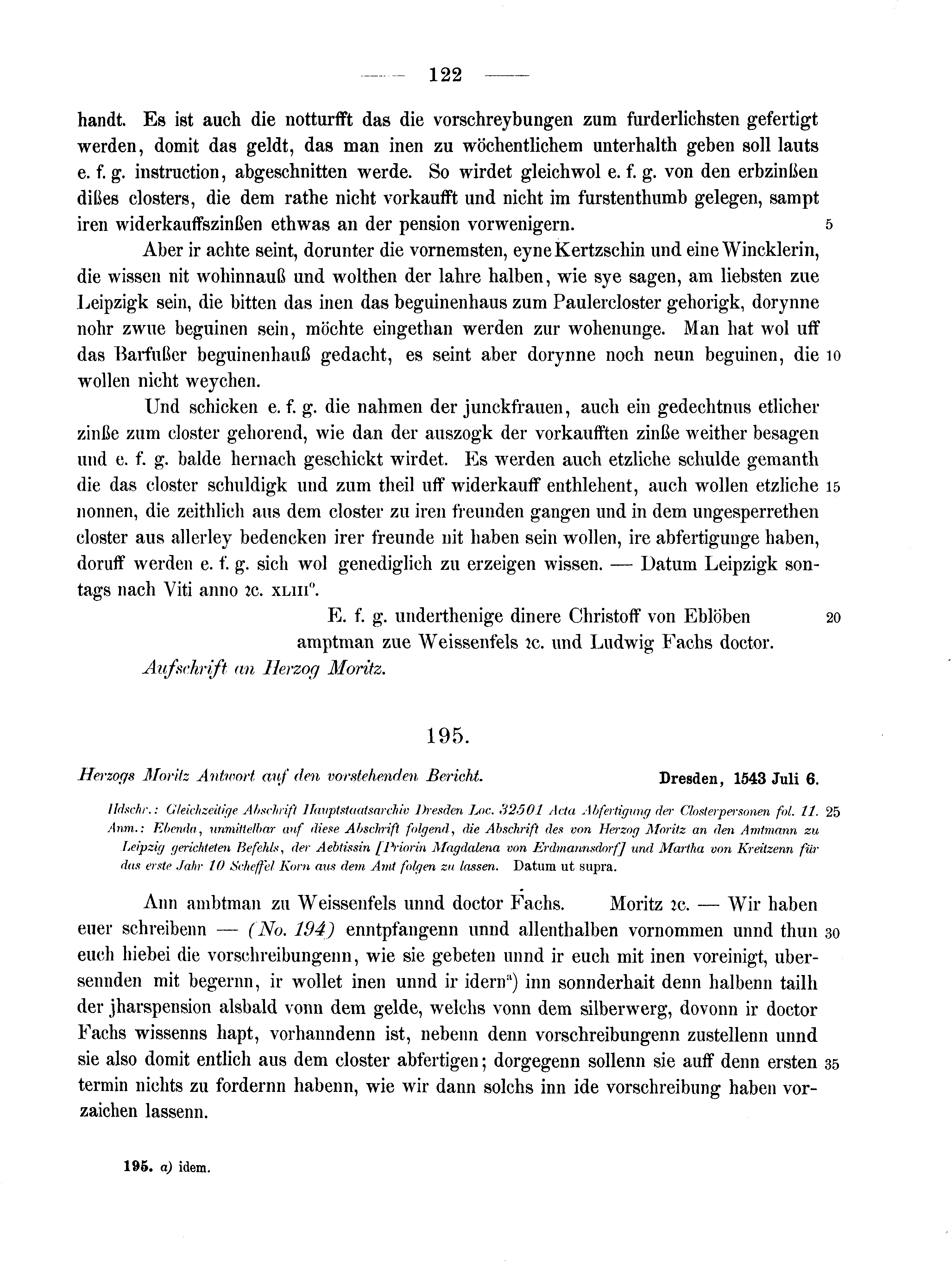 Historische Urkunde Seite 122 aus Band cds2_10