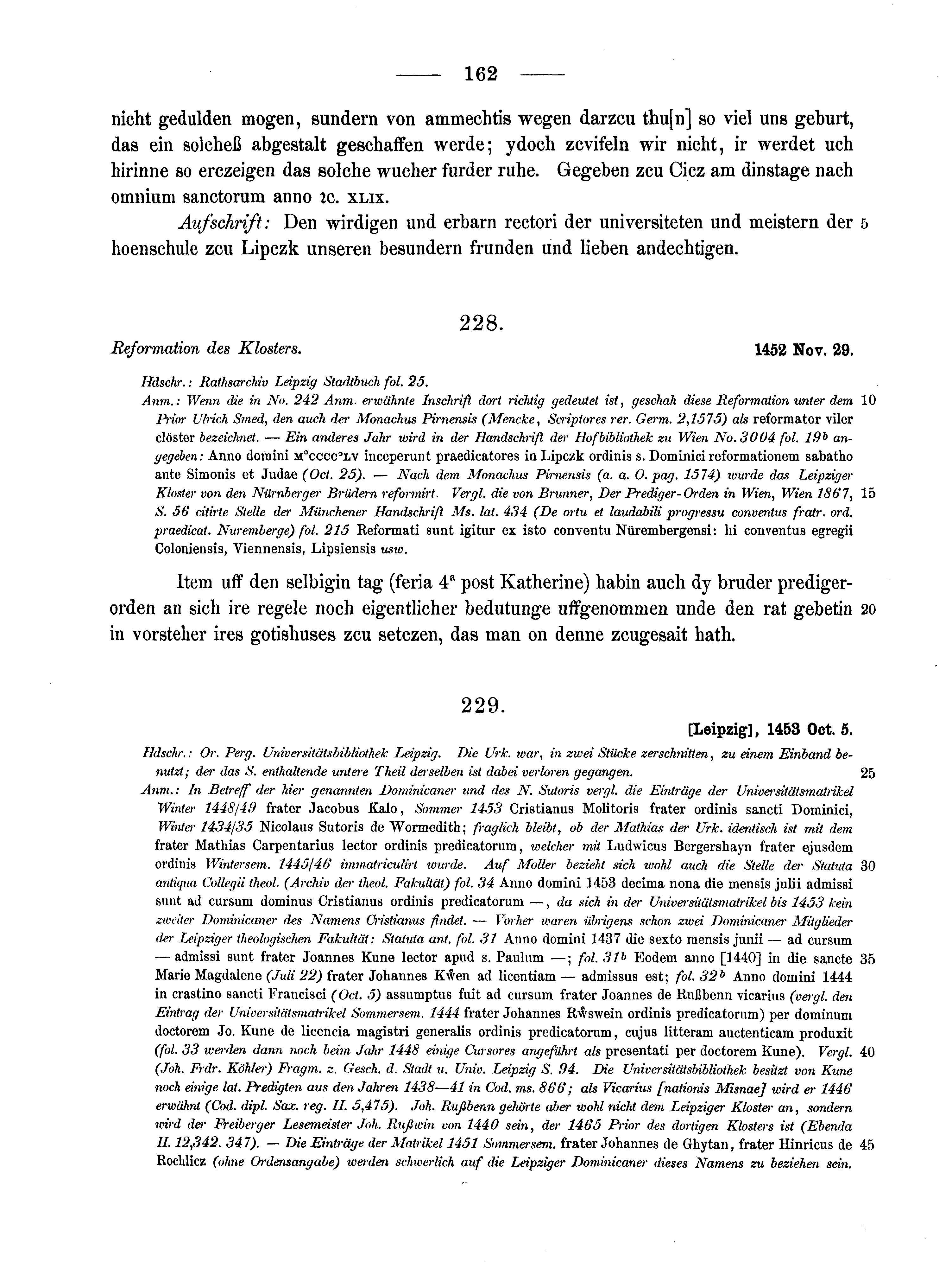 Historische Urkunde Seite 162 aus Band cds2_10