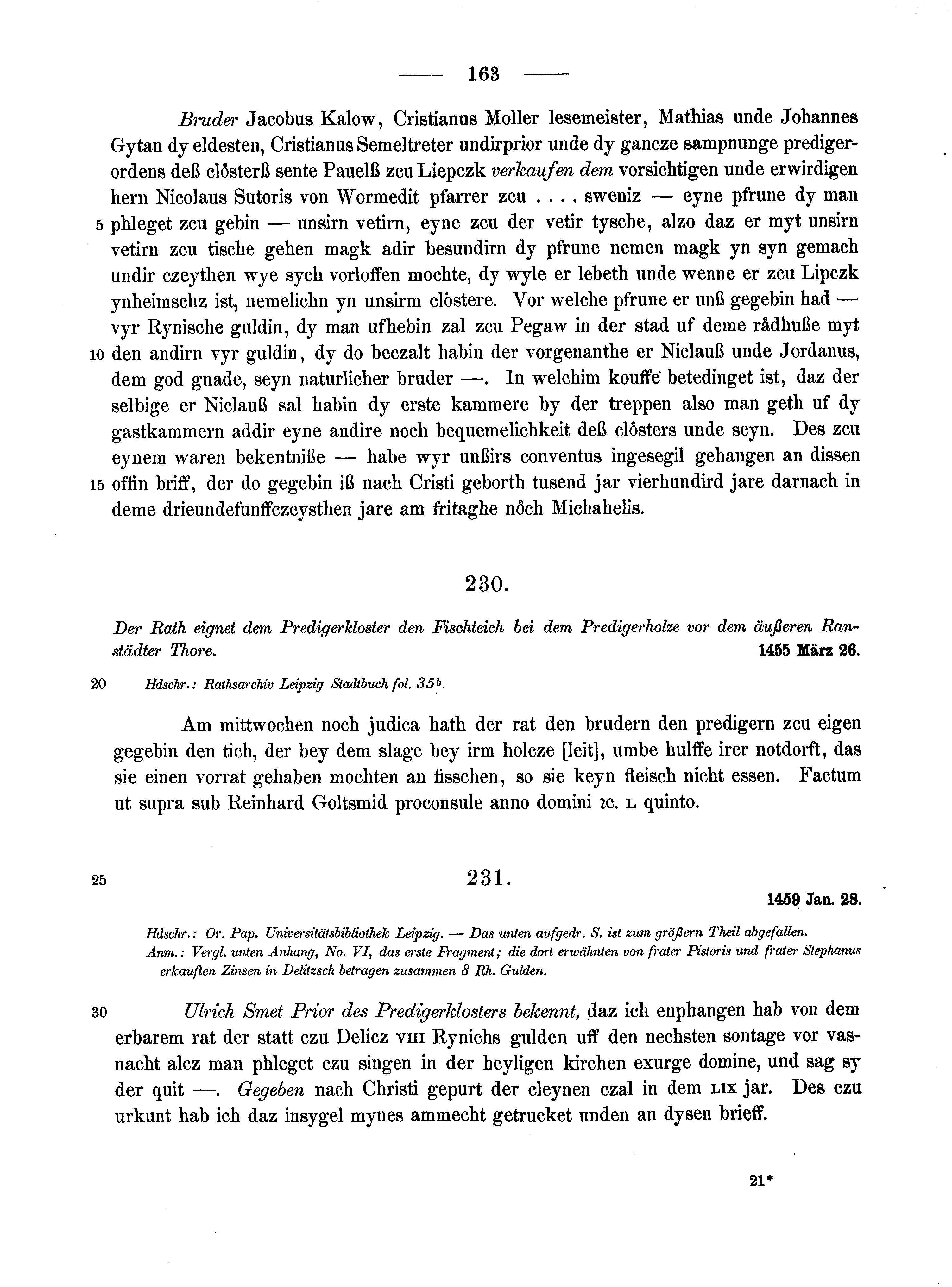 Historische Urkunde Seite 163 aus Band cds2_10