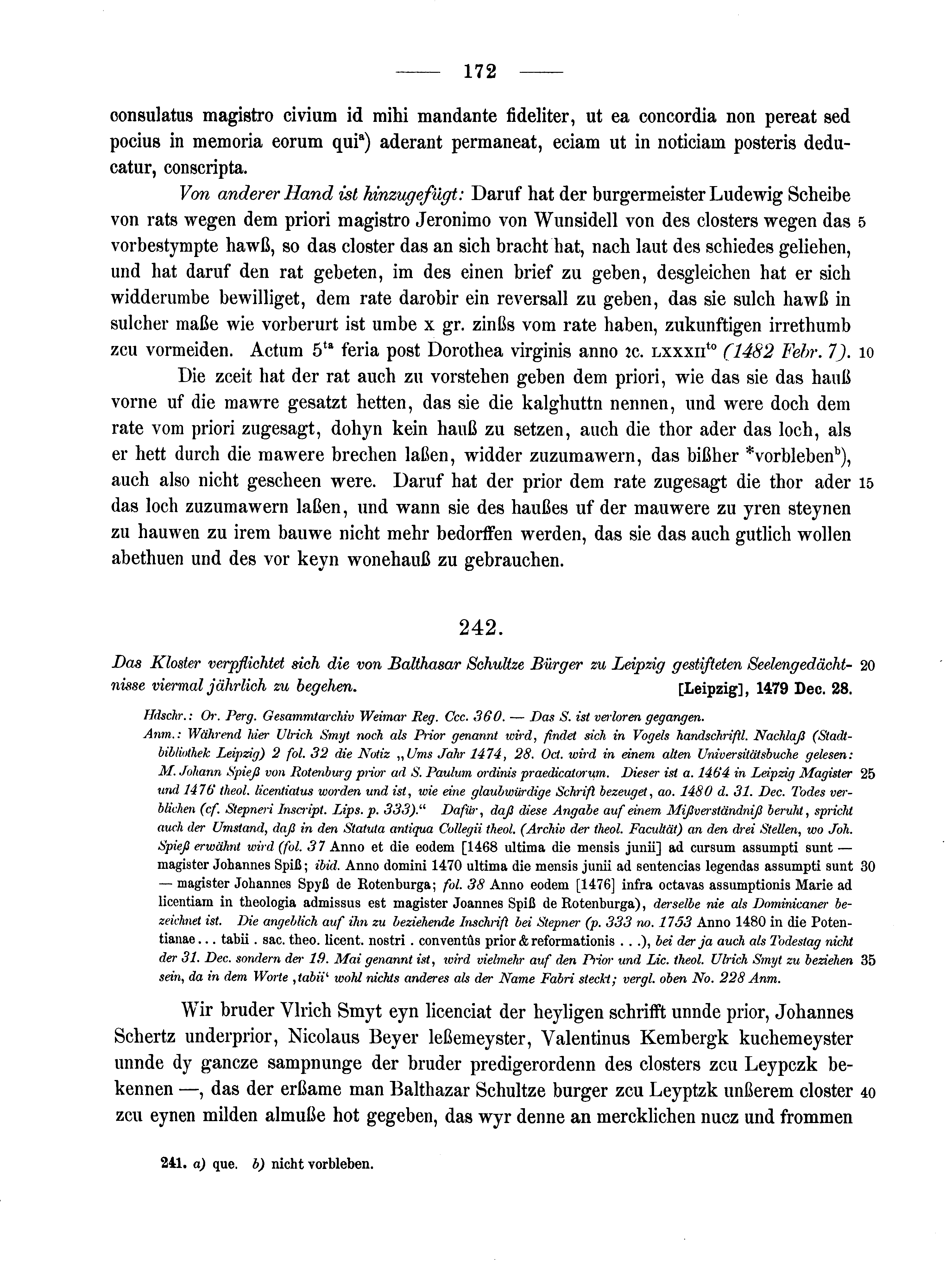 Historische Urkunde Seite 172 aus Band cds2_10