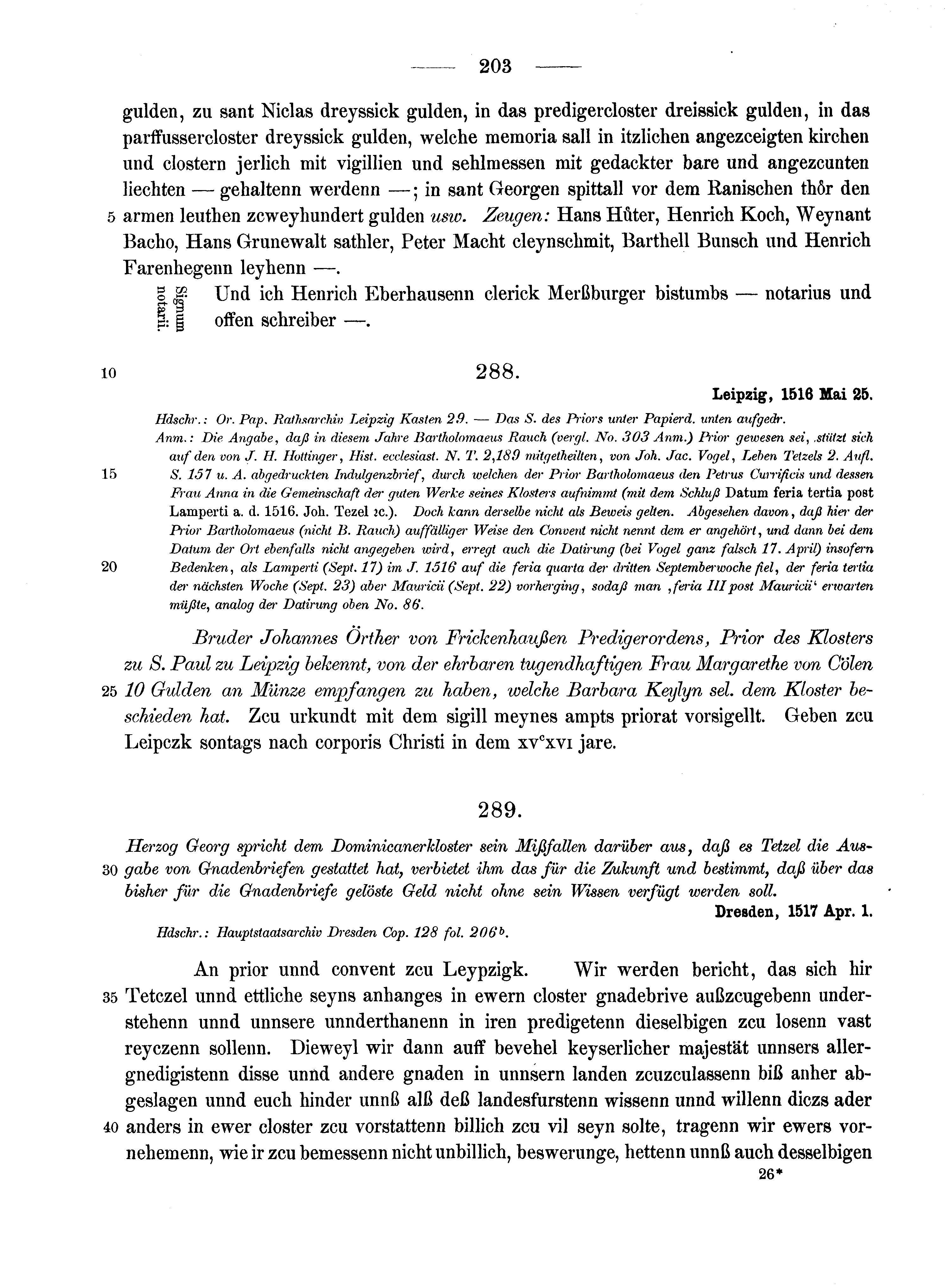Historische Urkunde Seite 203 aus Band cds2_10