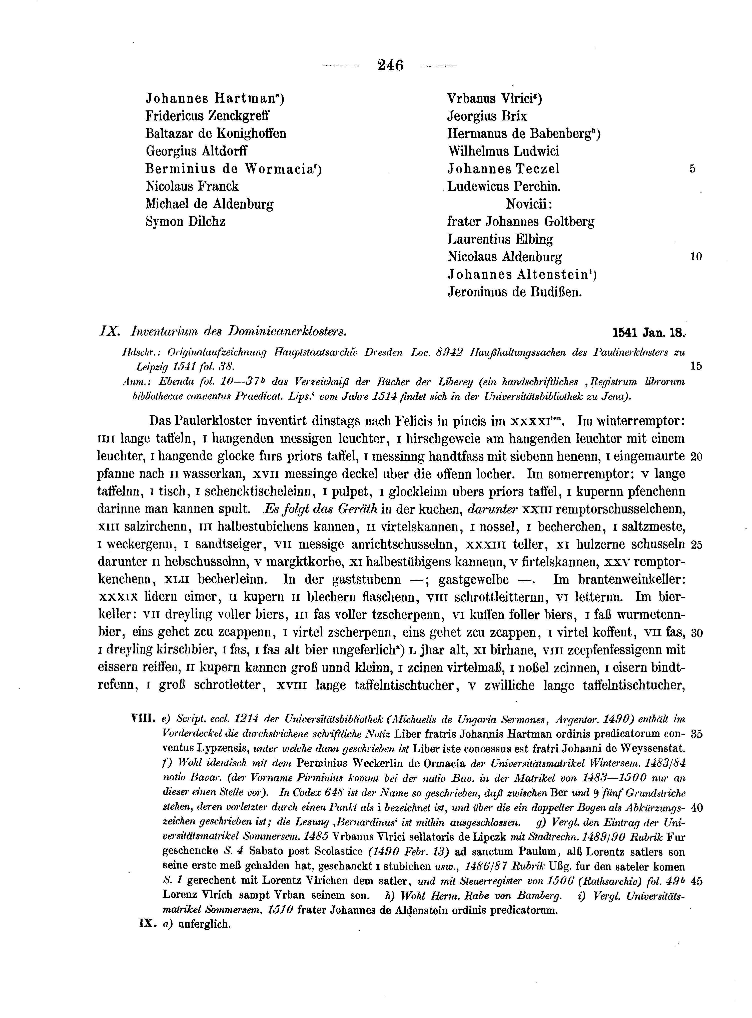 Historische Urkunde Seite 246 aus Band cds2_10