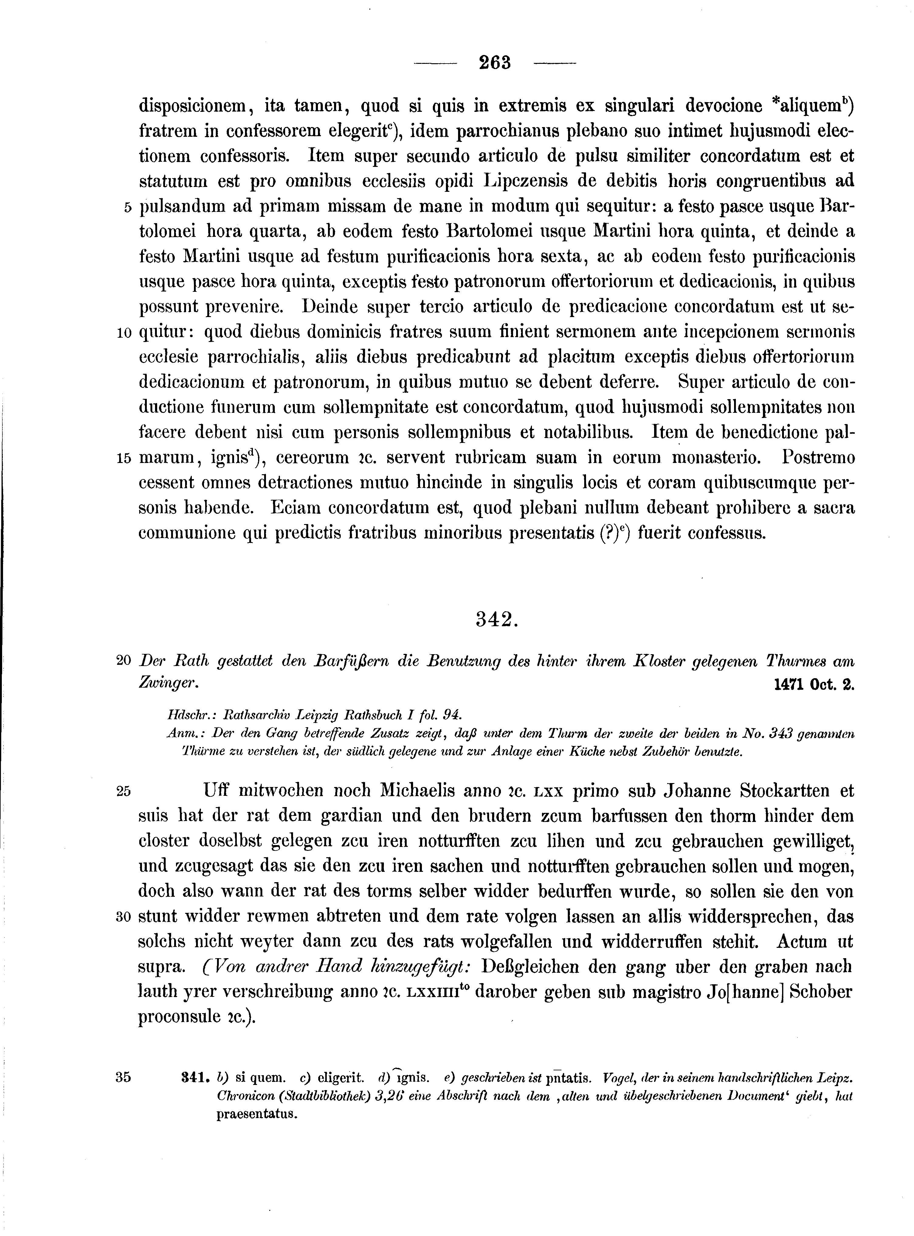 Historische Urkunde Seite 263 aus Band cds2_10