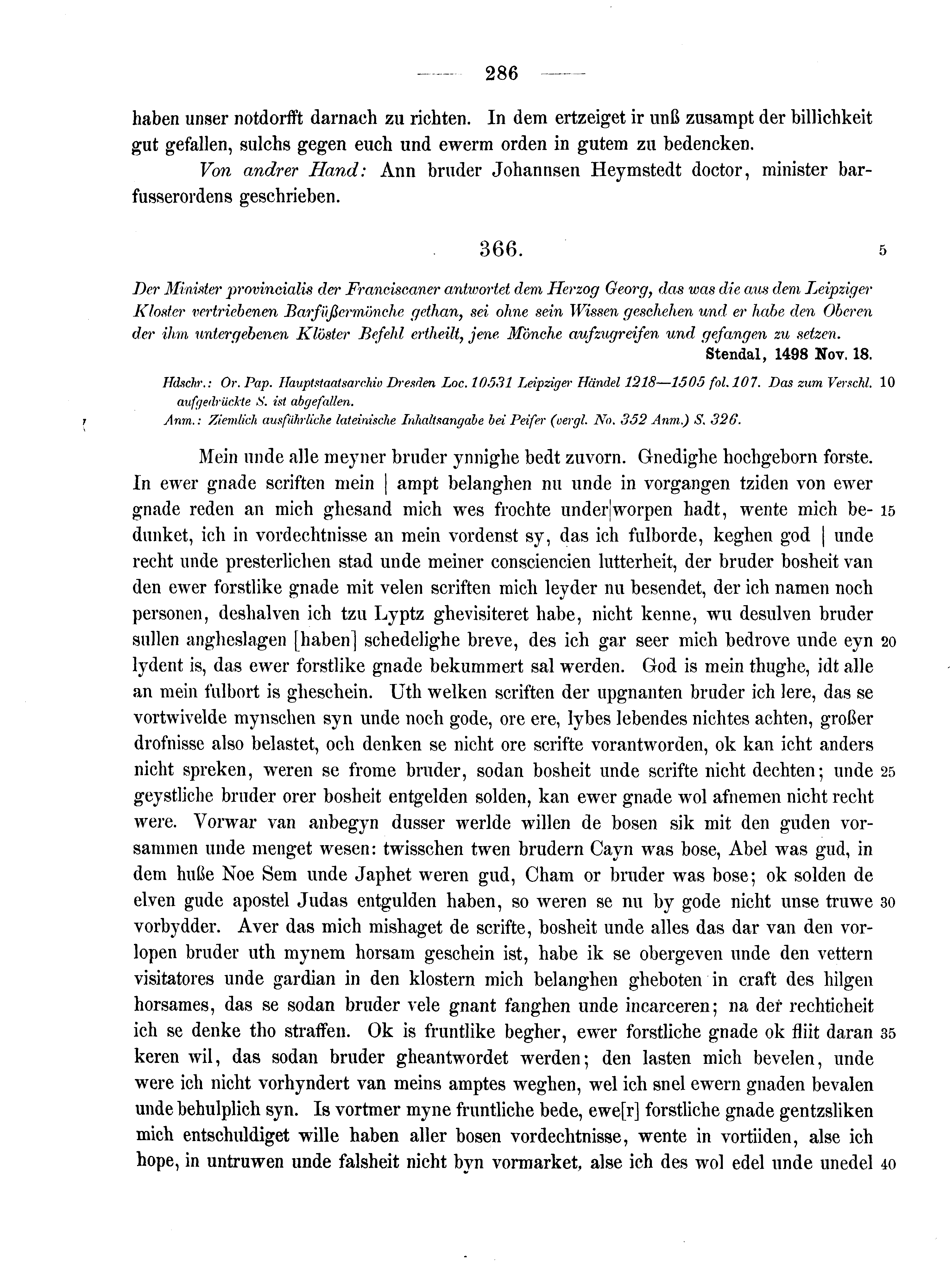 Historische Urkunde Seite 286 aus Band cds2_10