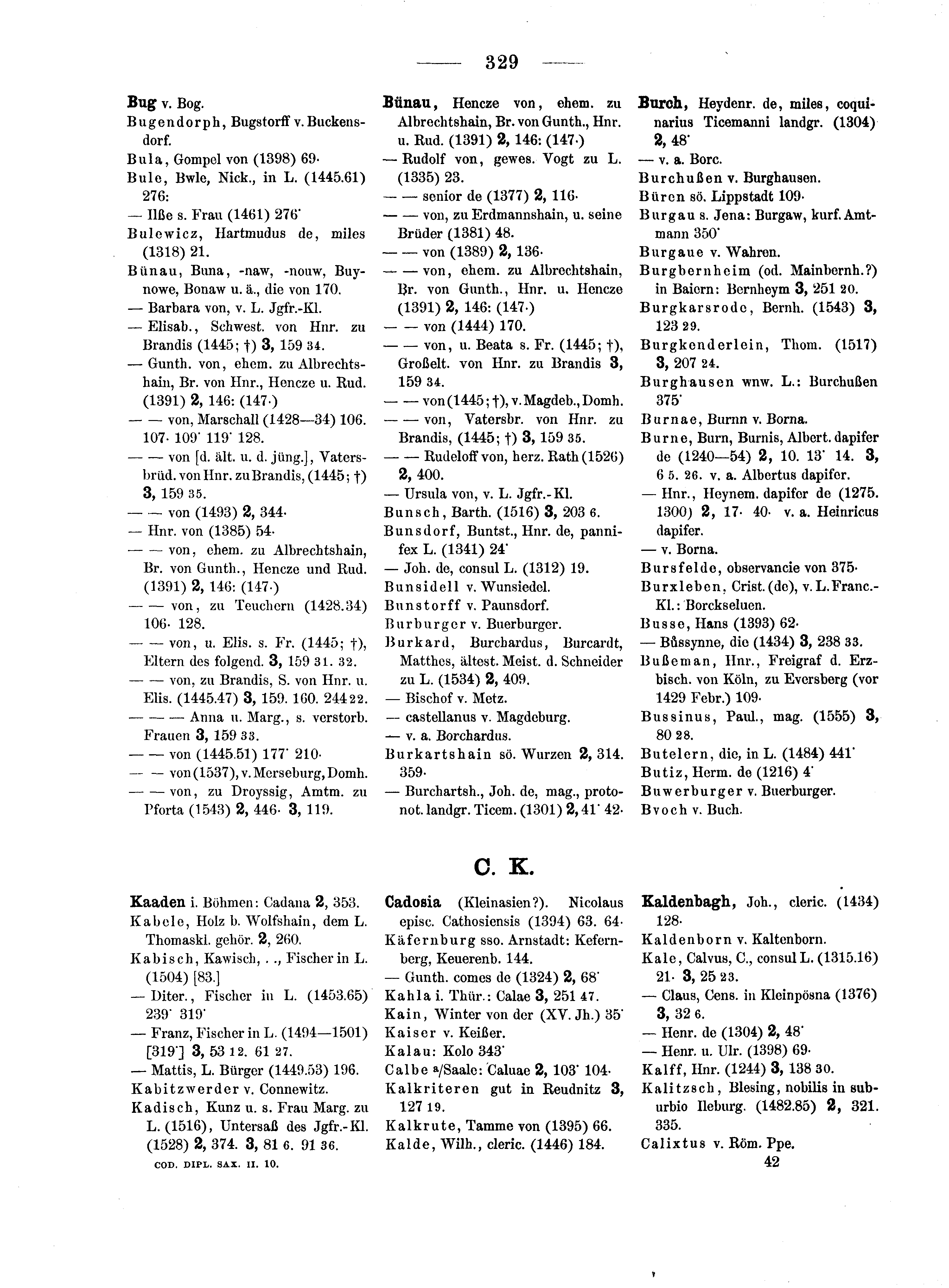 Historische Urkunde Seite 329 aus Band cds2_10