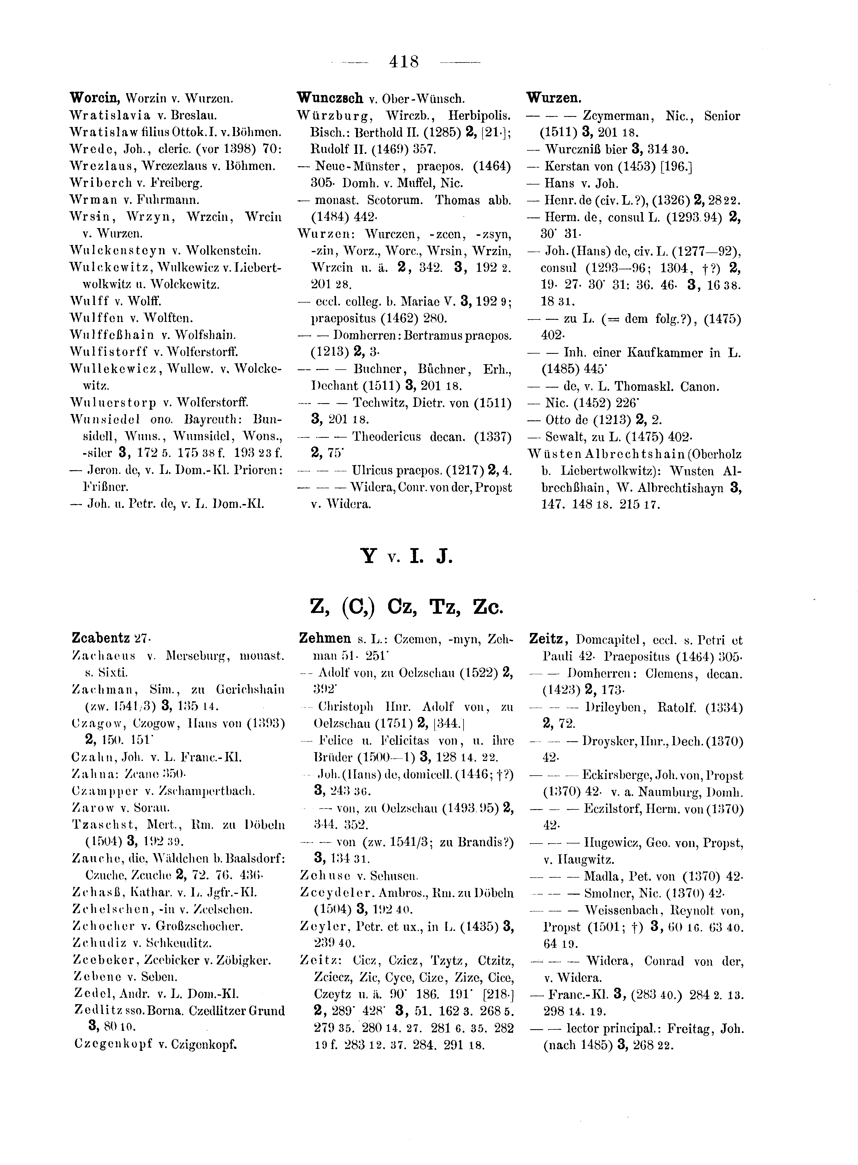 Historische Urkunde Seite 418 aus Band cds2_10