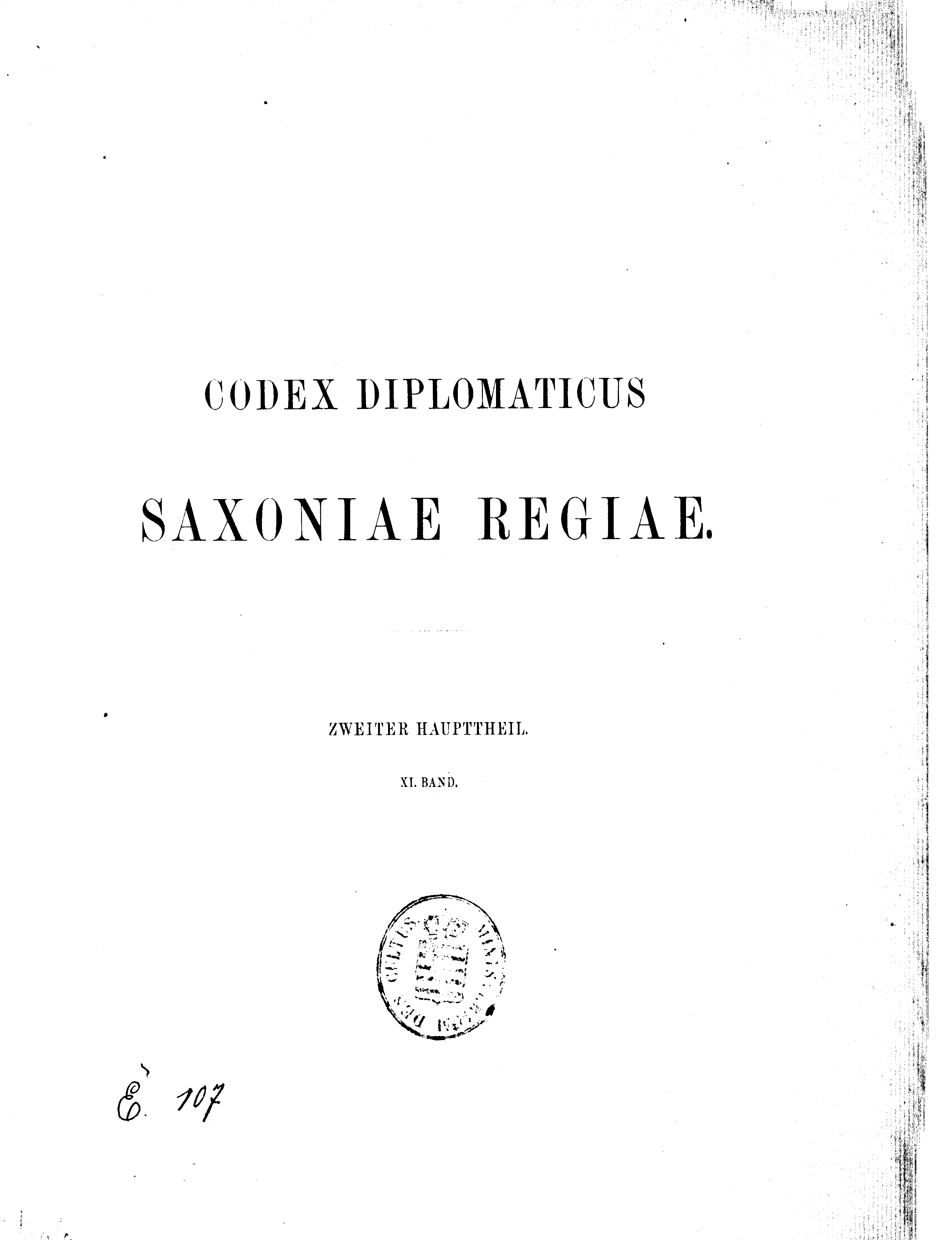 Historische Urkunde Seite 1 aus Band cds2_11