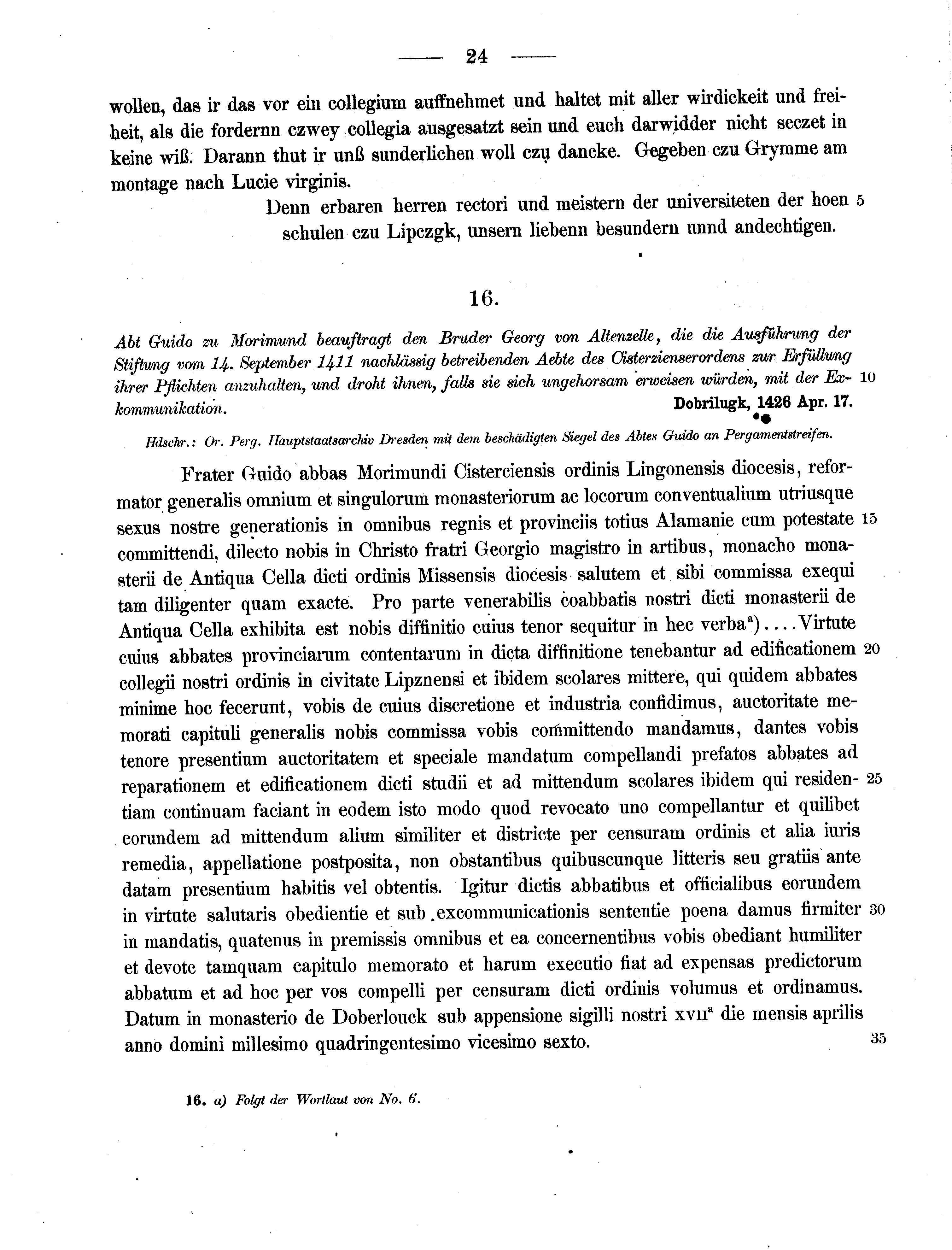 Historische Urkunde Seite 24 aus Band cds2_11