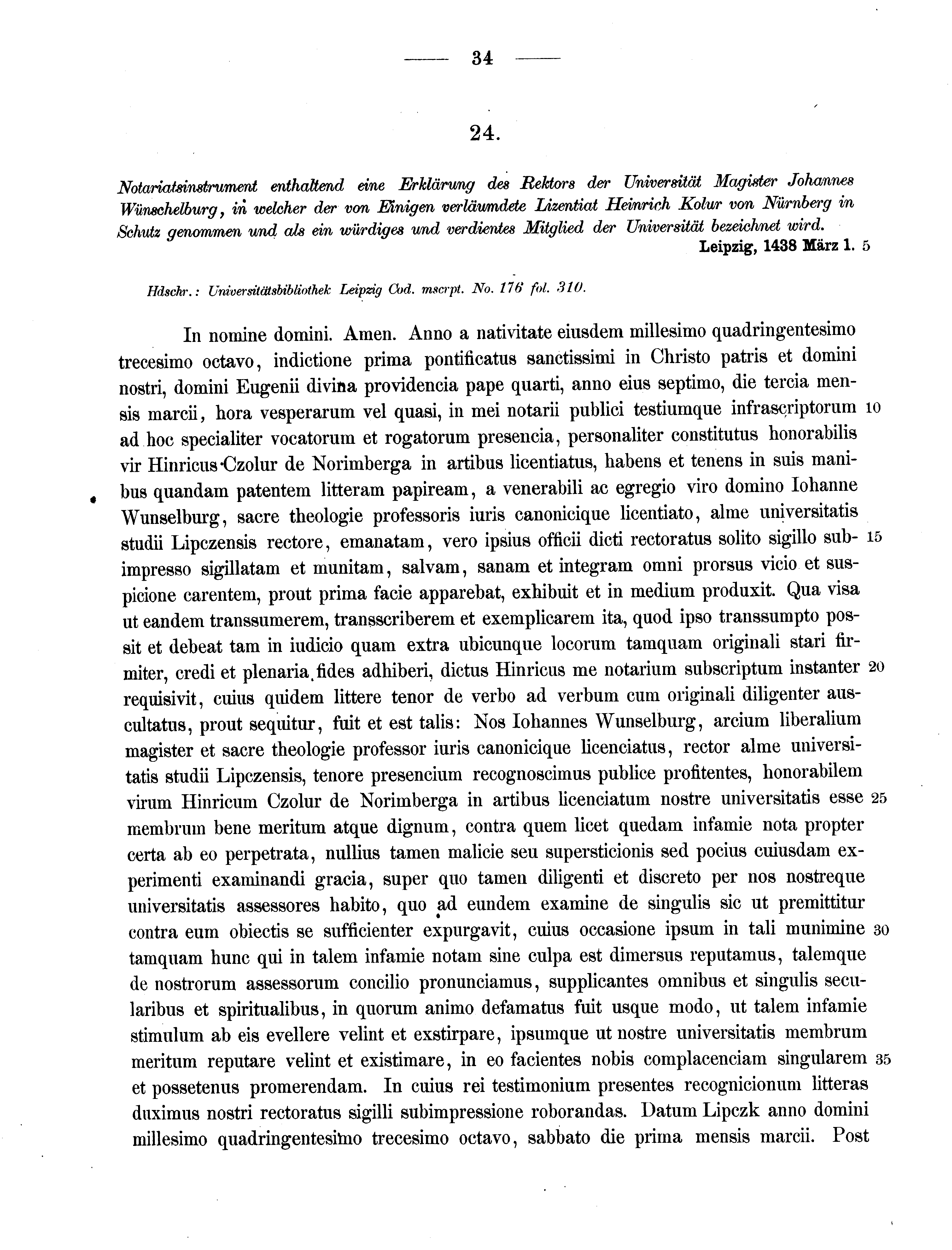 Historische Urkunde Seite 34 aus Band cds2_11