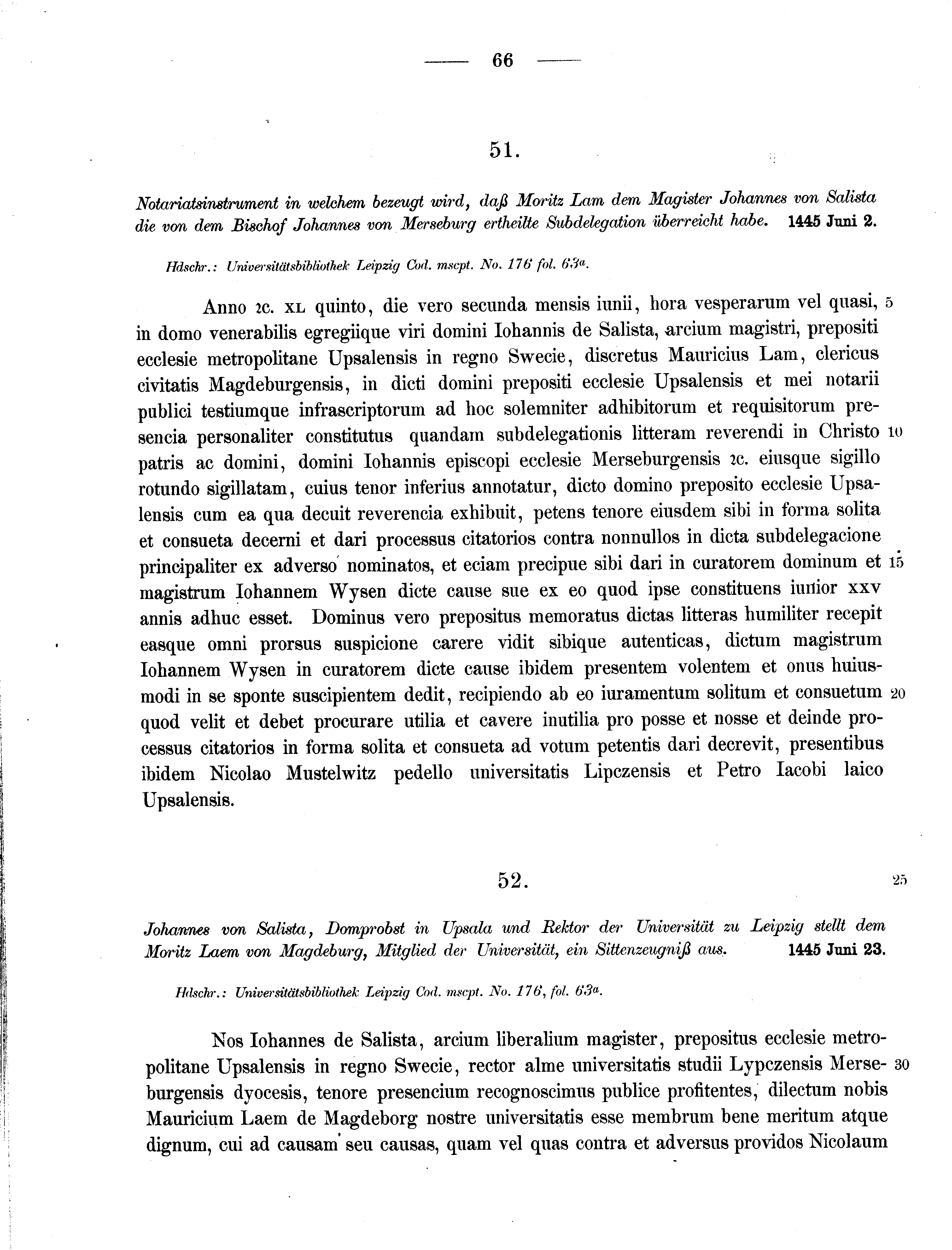 Historische Urkunde Seite 66 aus Band cds2_11