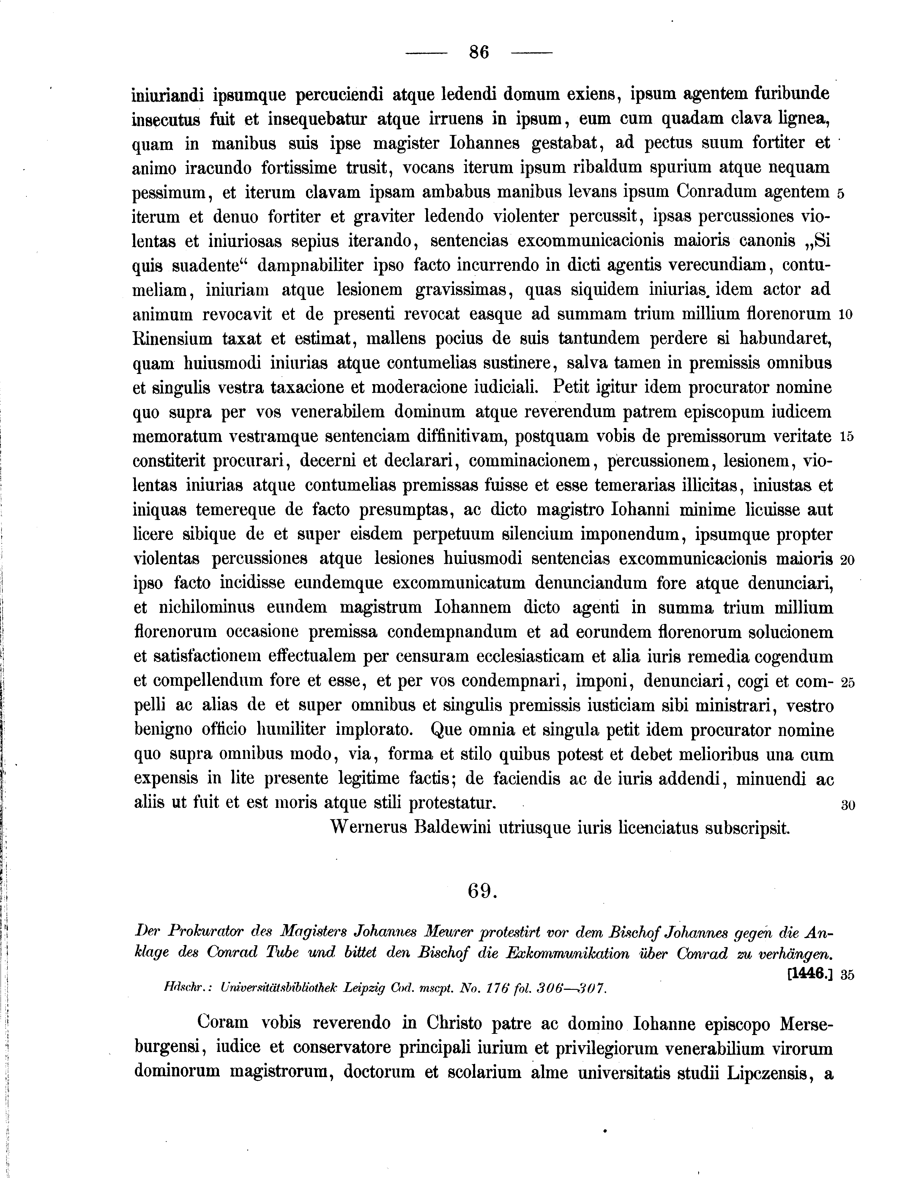 Historische Urkunde Seite 86 aus Band cds2_11