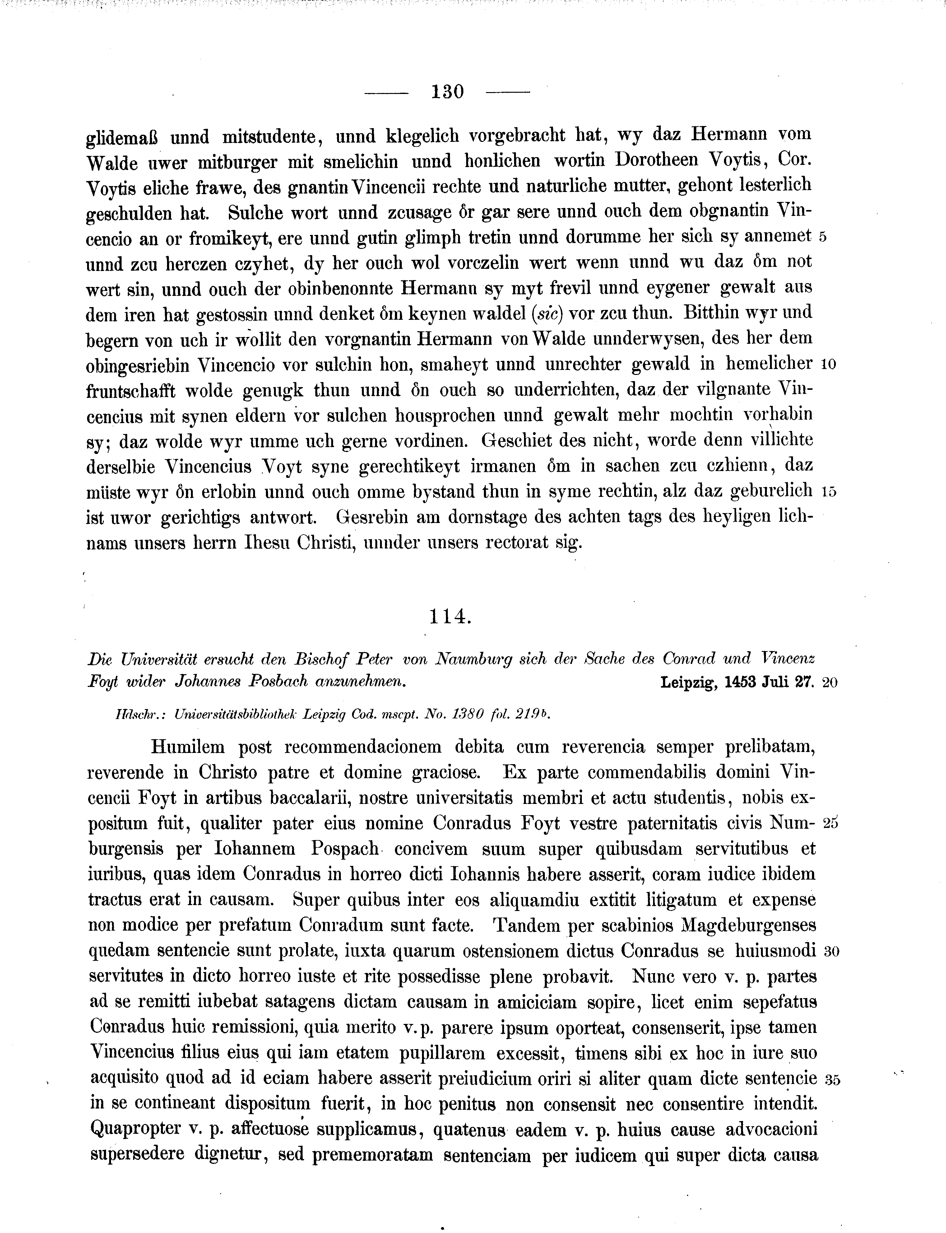 Historische Urkunde Seite 130 aus Band cds2_11